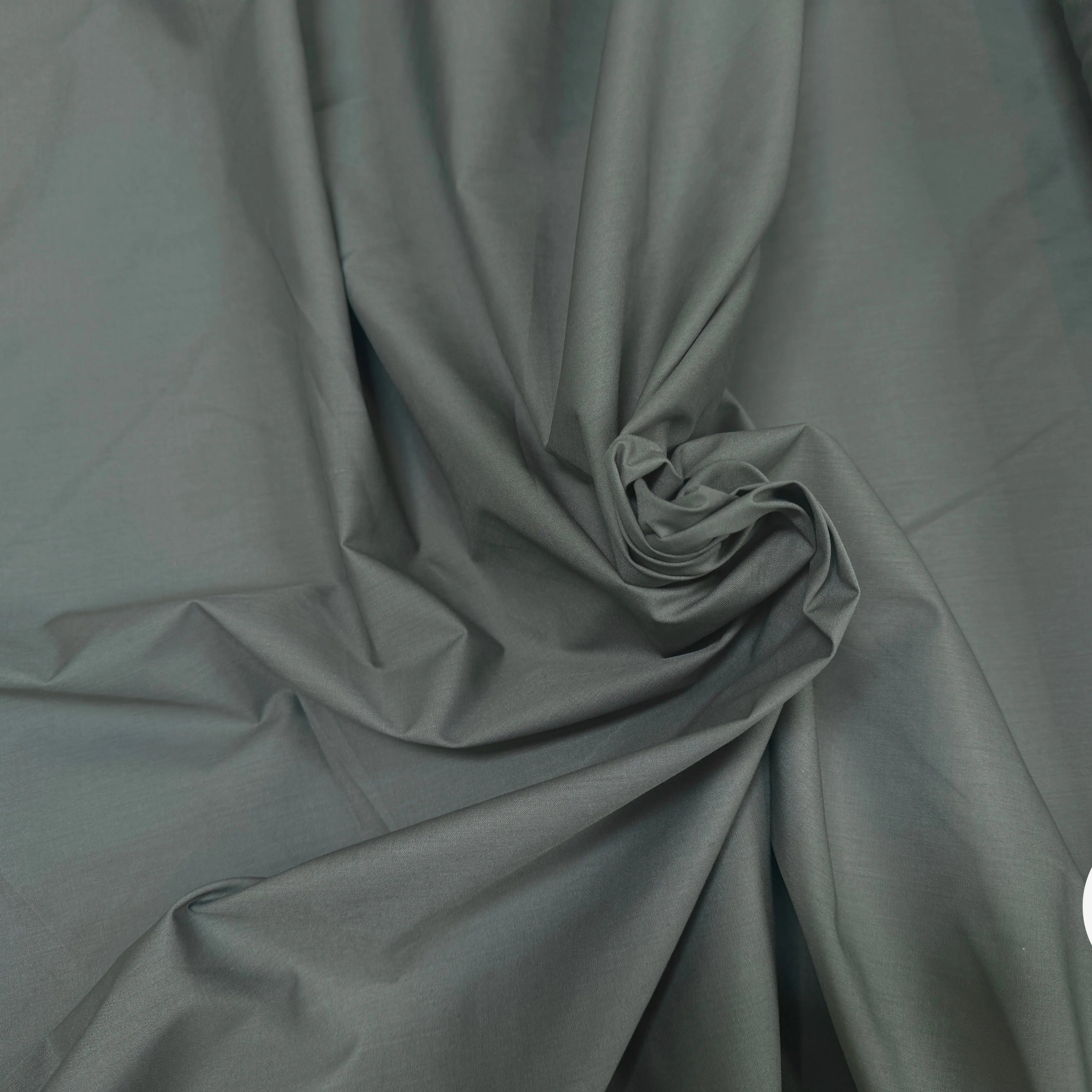 POPELINE DE COTON VERT STACK - My Little Coupon