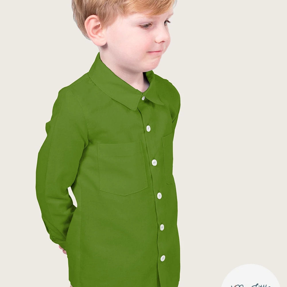 POPELINE DE VISCOSE UNICOLORE VERT - My Little Coupon