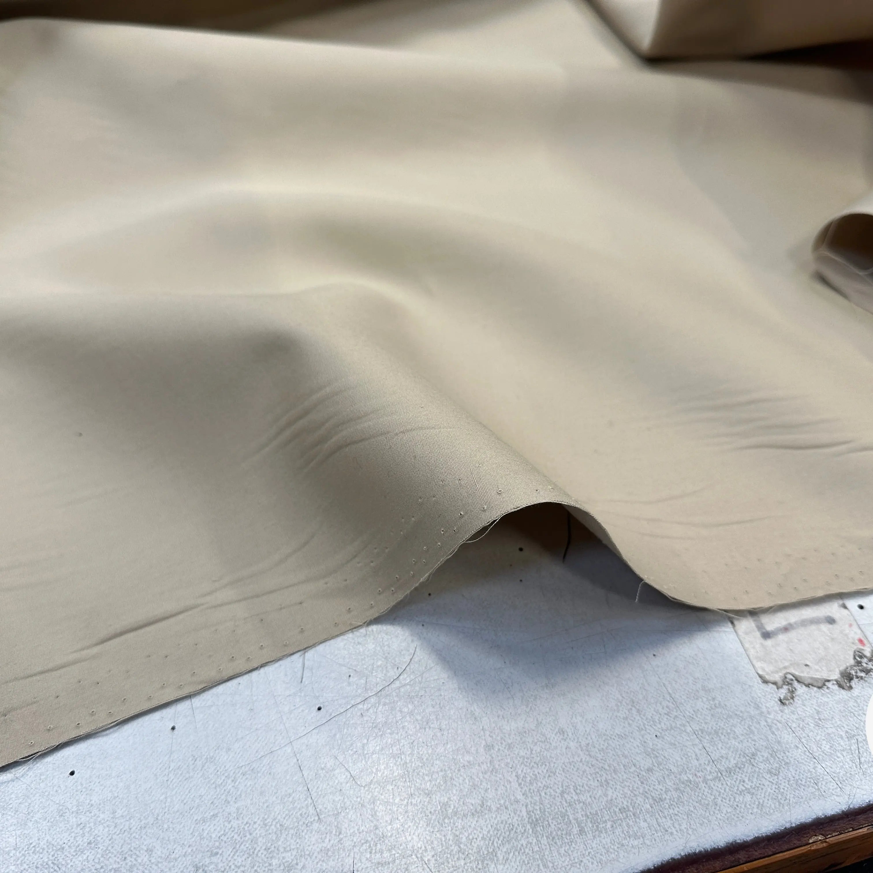 POPELINE DOUBLE ÉTOFFE SABLE - My Little Coupon