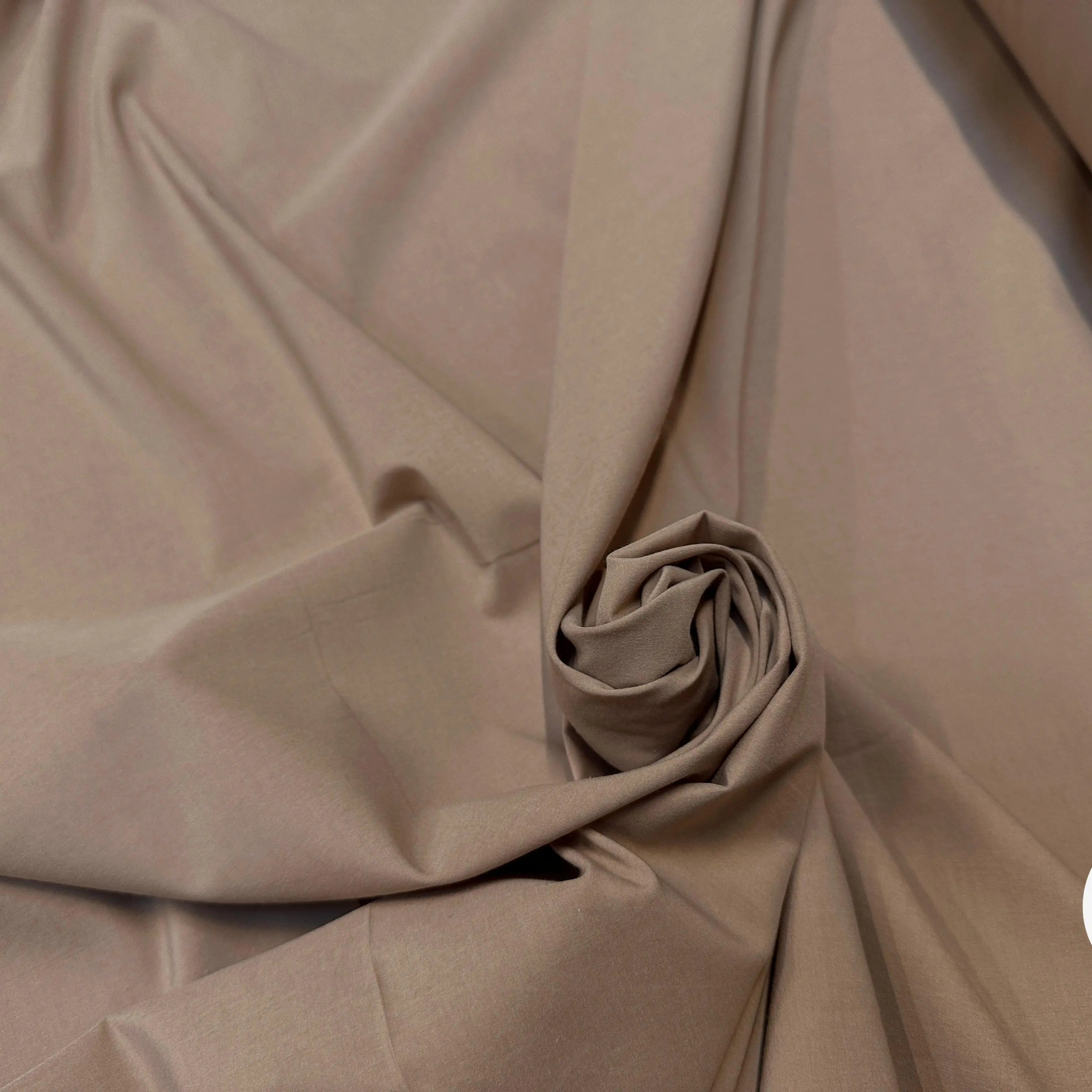 POPELINE PEACHSKIN TOUT DOUX BEIGE STRETCH - My Little Coupon