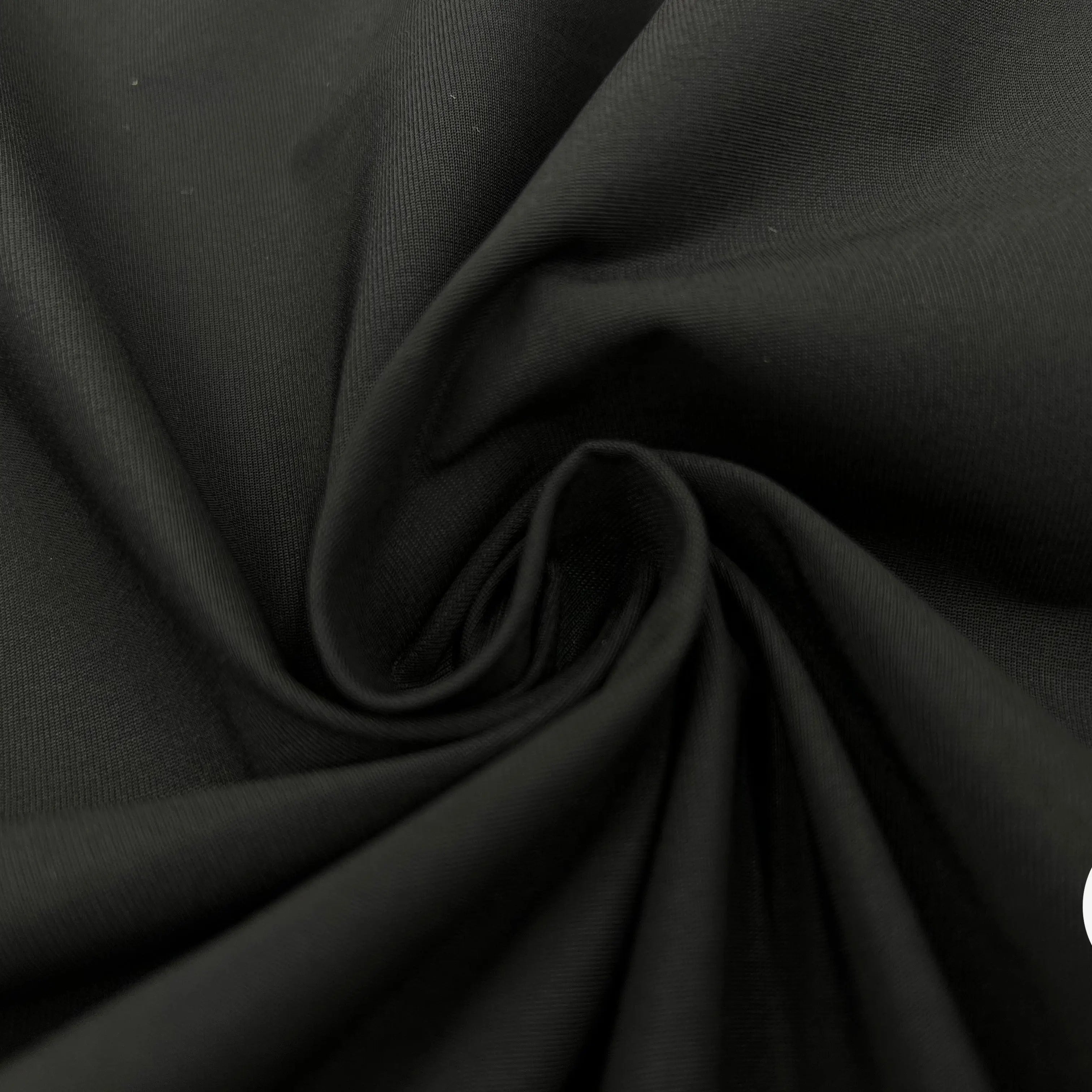 POPELINE POLYESTER JAPON NOIRE - My Little Coupon - tissu - coudre