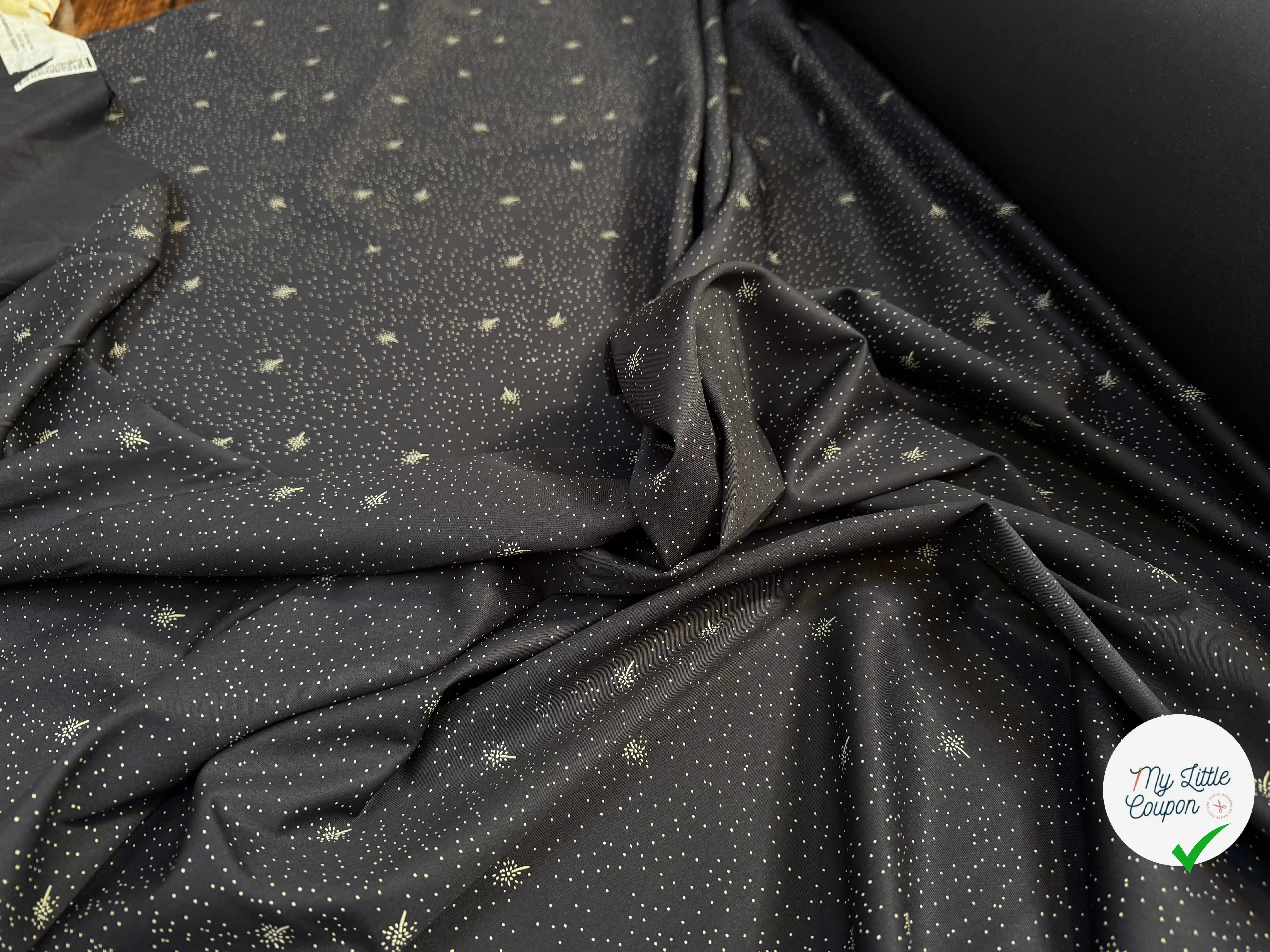 POPELINE SERGÉE 100% COTON LAZIO STAMPA - My Little Coupon