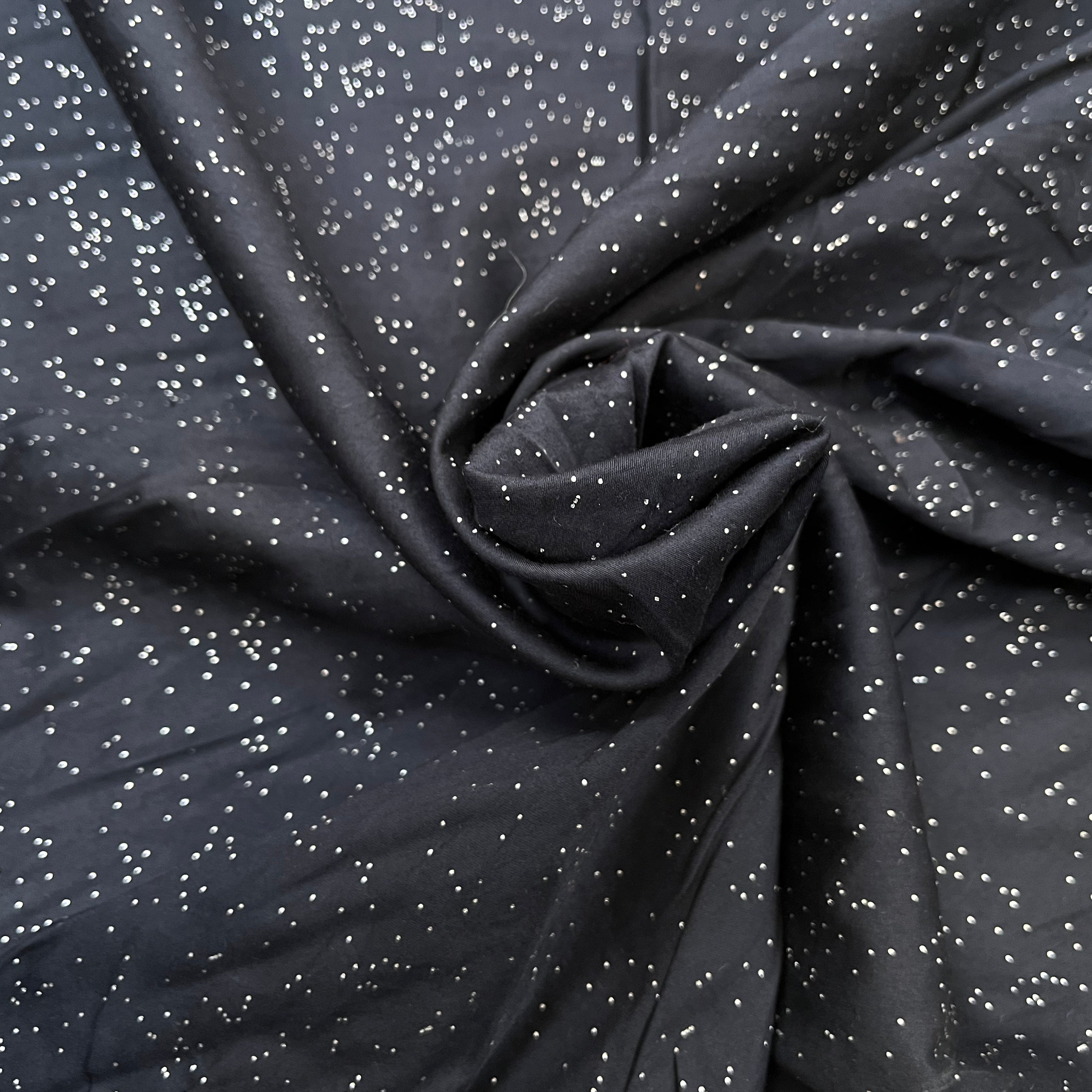 POPELINE SERGÉE 100% COTON NUIT ETOILE - My Little Coupon