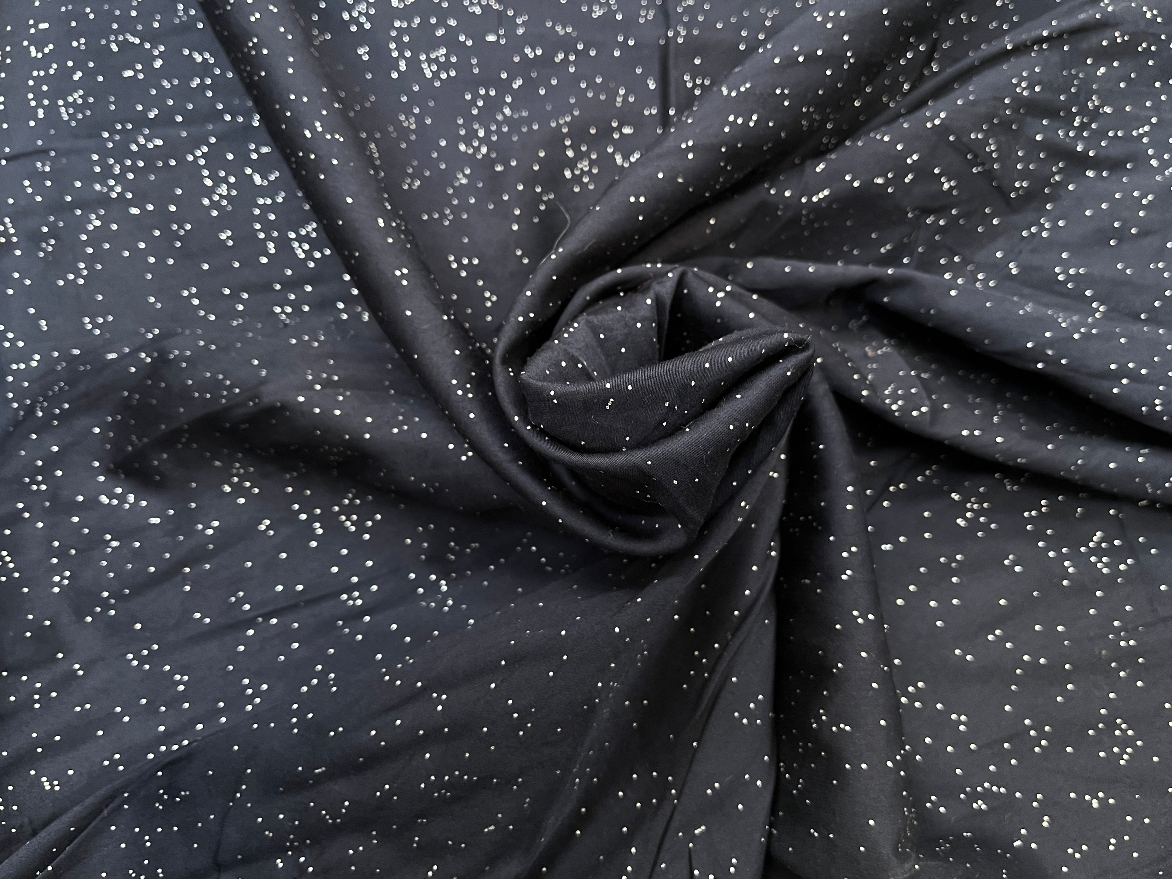 POPELINE SERGÉE 100% COTON NUIT ETOILE - My Little Coupon