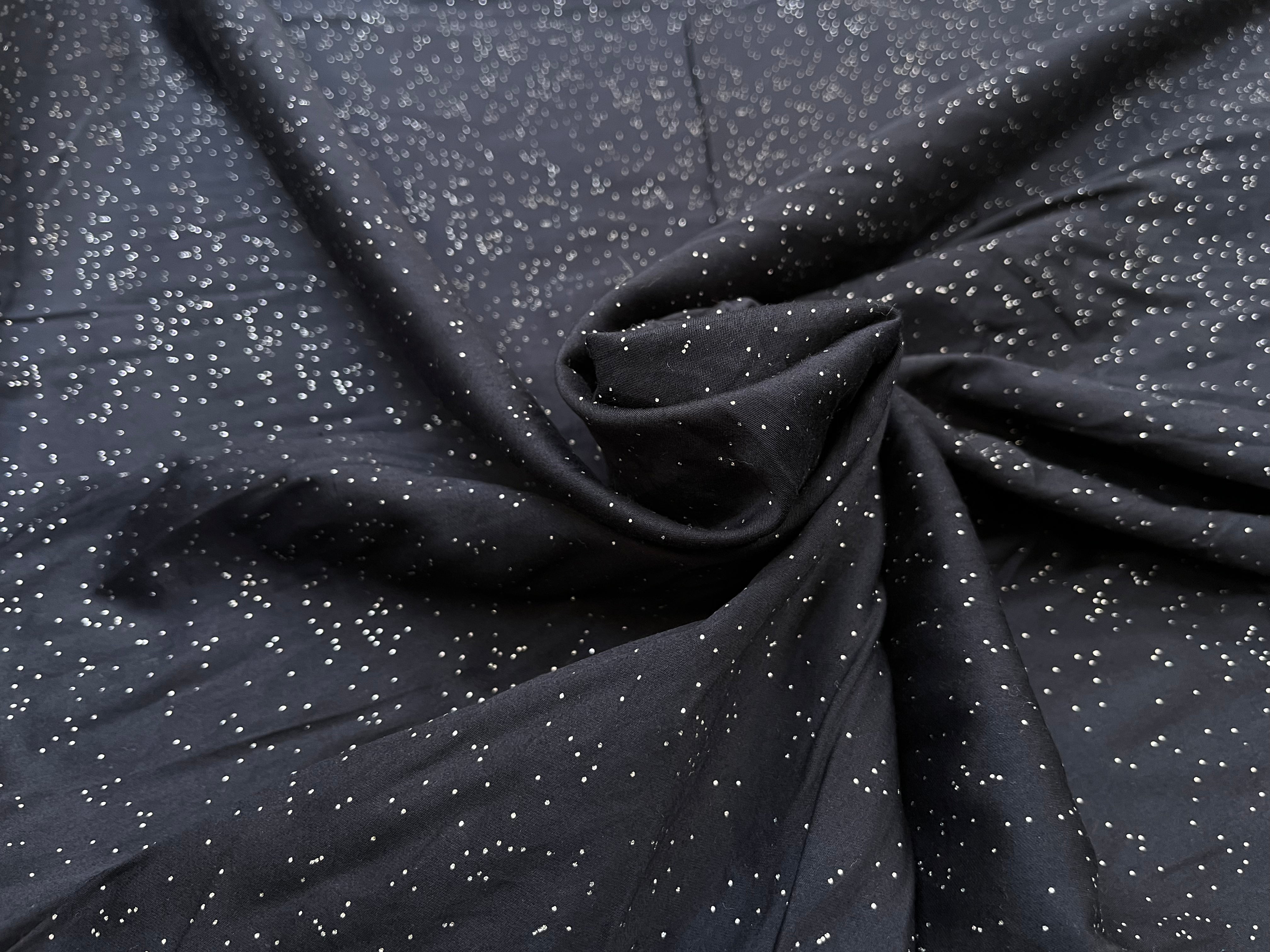 POPELINE SERGÉE 100% COTON NUIT ETOILE - My Little Coupon