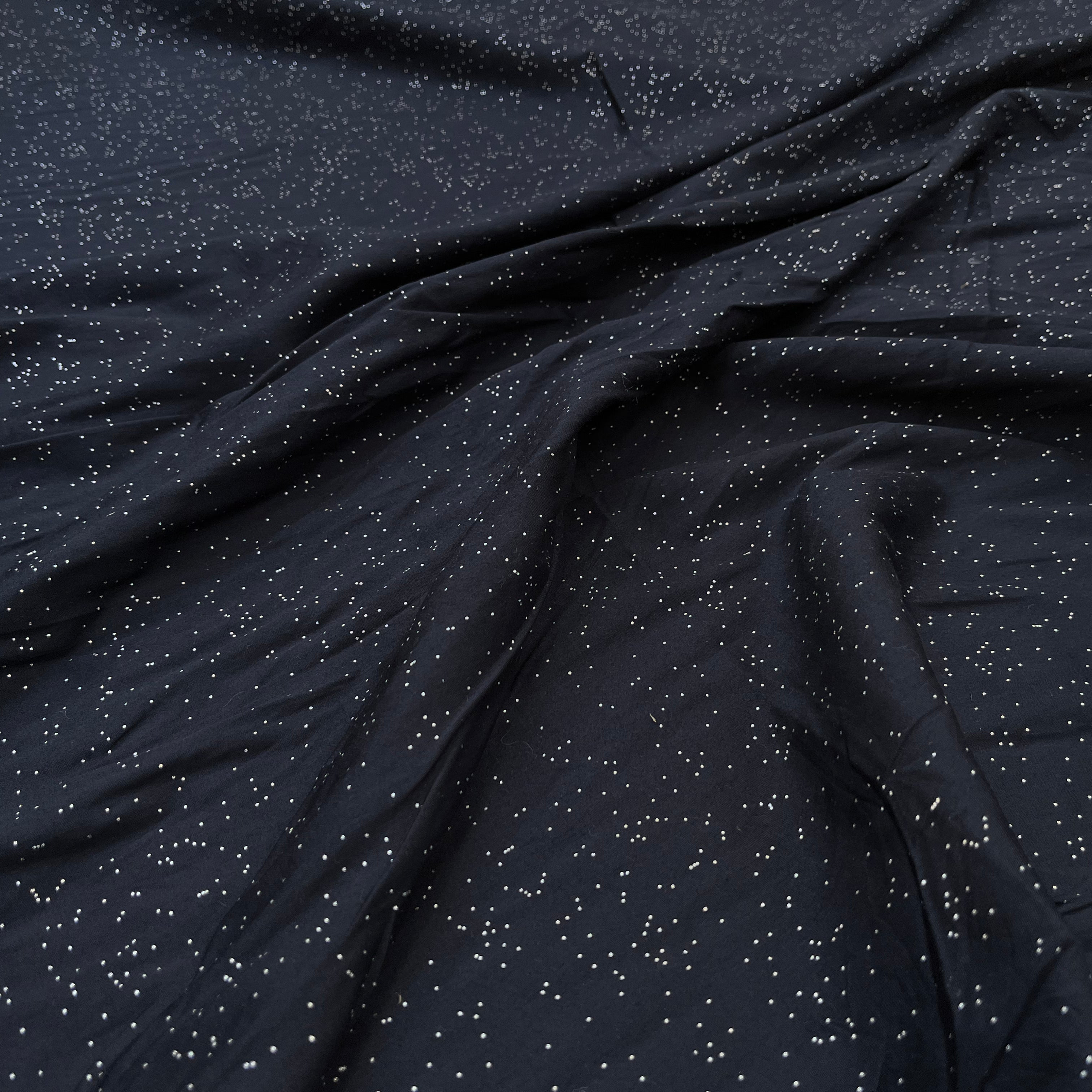 POPELINE SERGÉE 100% COTON NUIT ETOILE - My Little Coupon