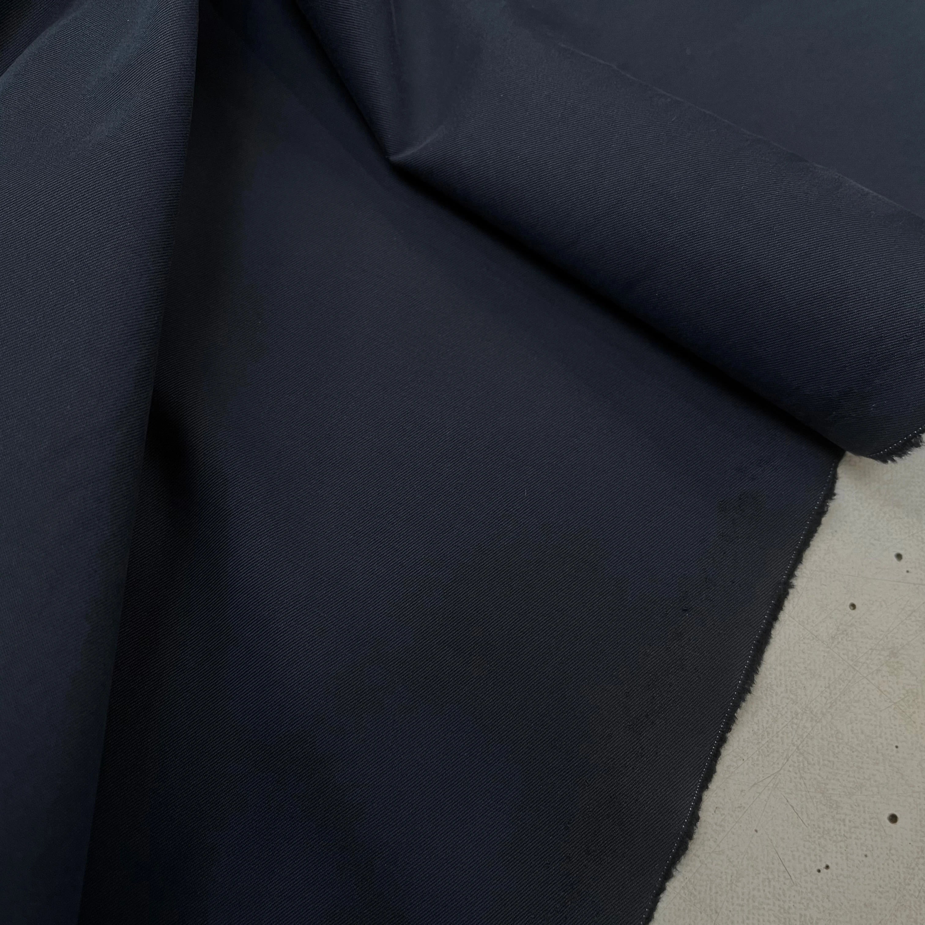 POPELINE TWILL COTON MARINE - My Little Coupon