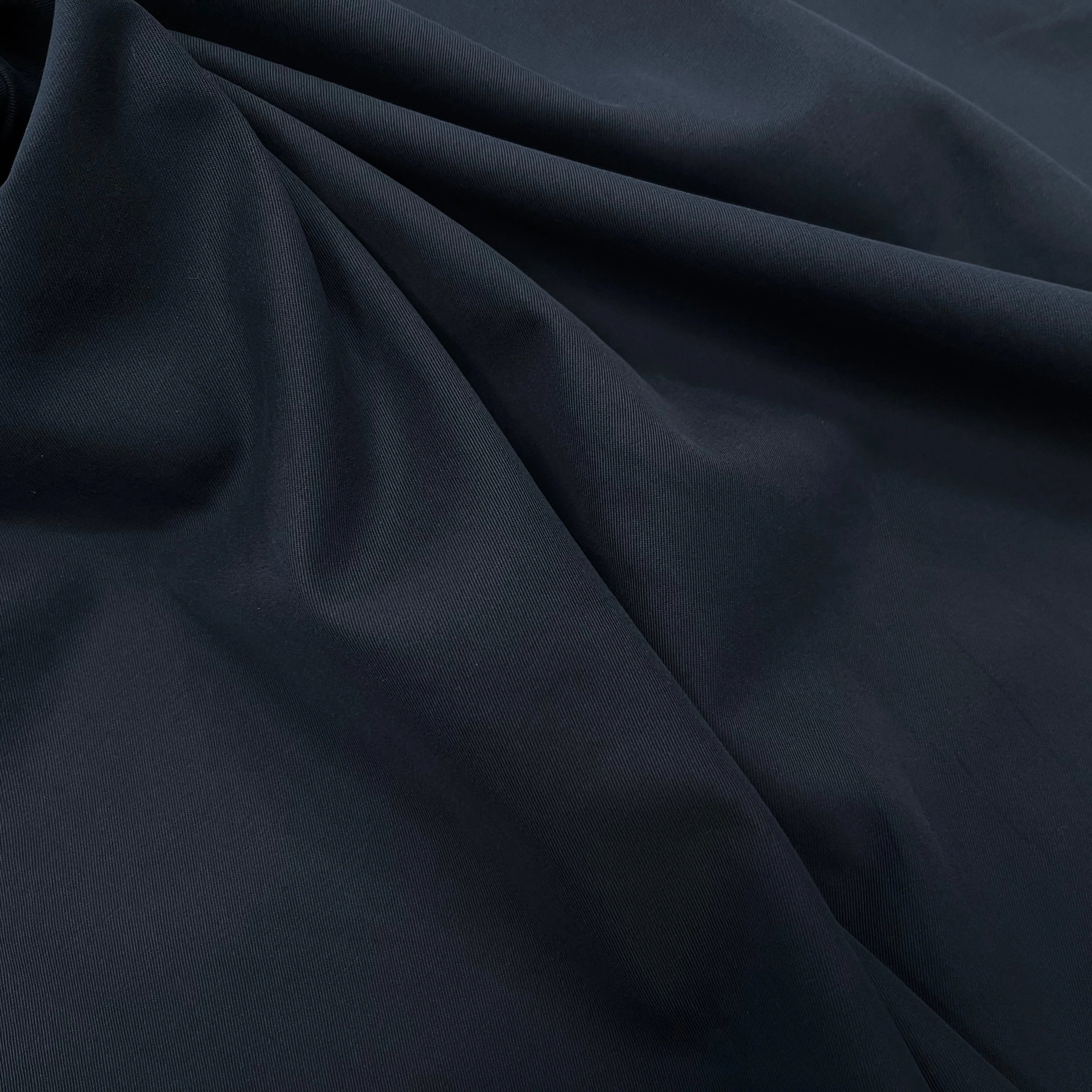 POPELINE TWILL COTON MARINE - My Little Coupon