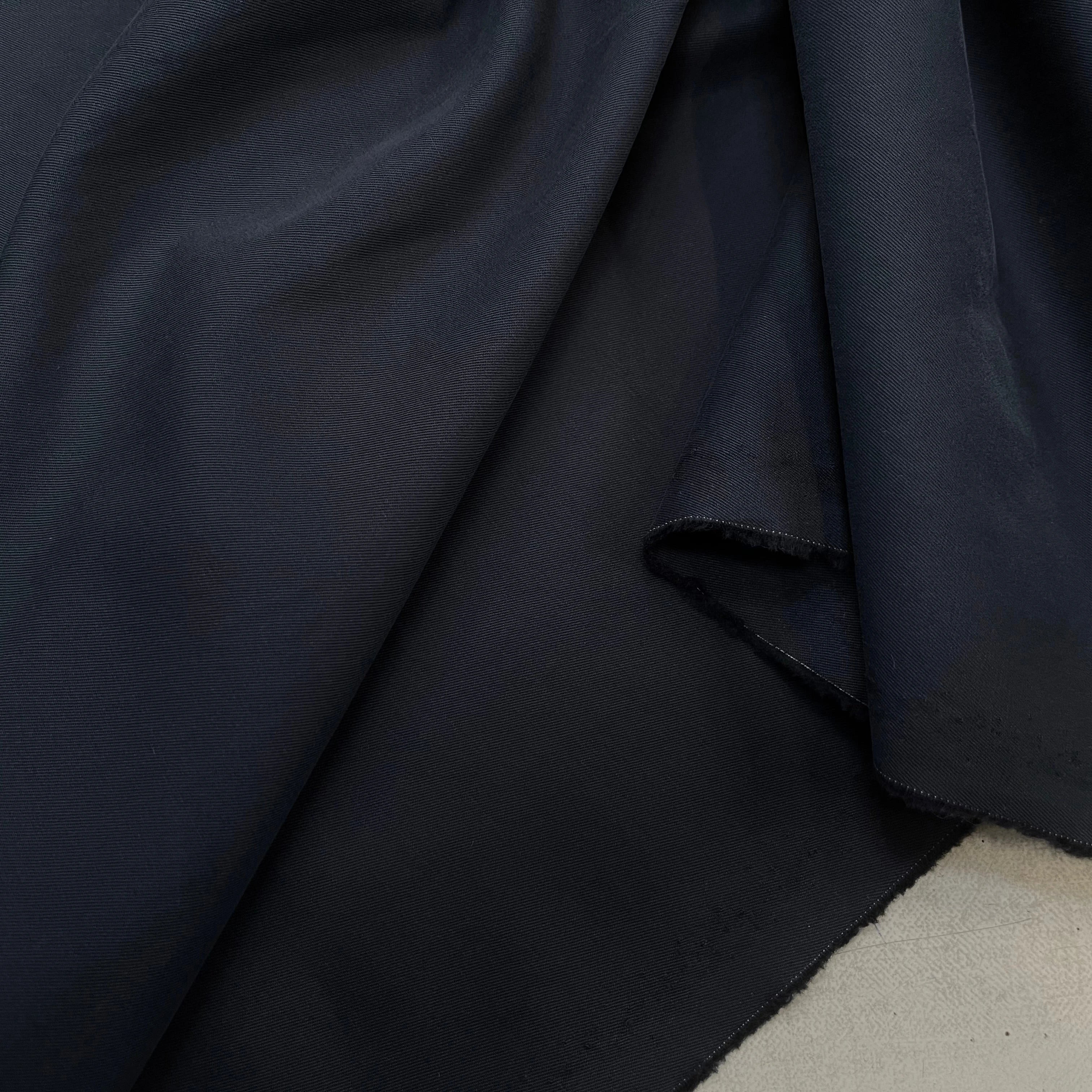 POPELINE TWILL COTON MARINE - My Little Coupon