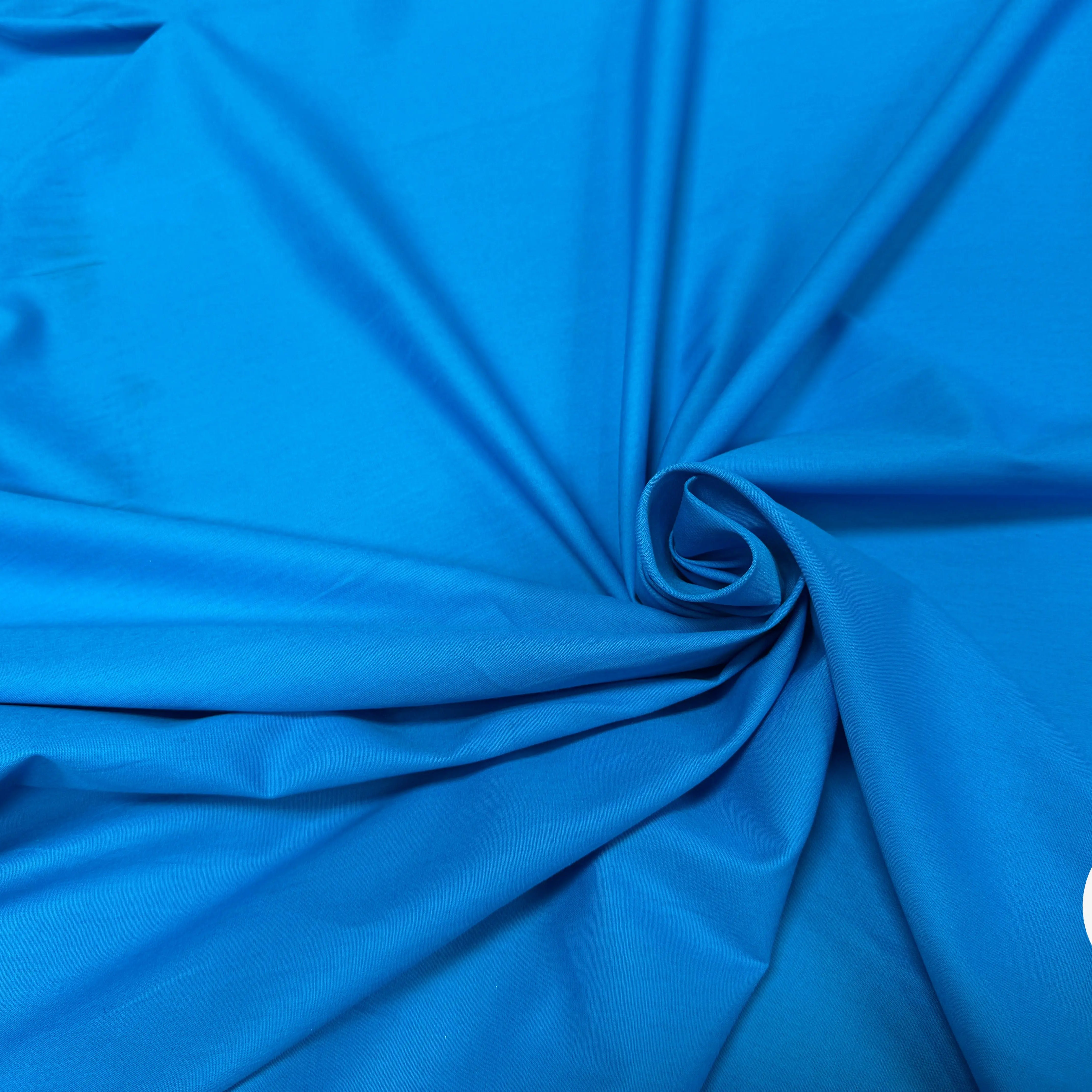 POPELINE UNI BLEU - My Little Coupon