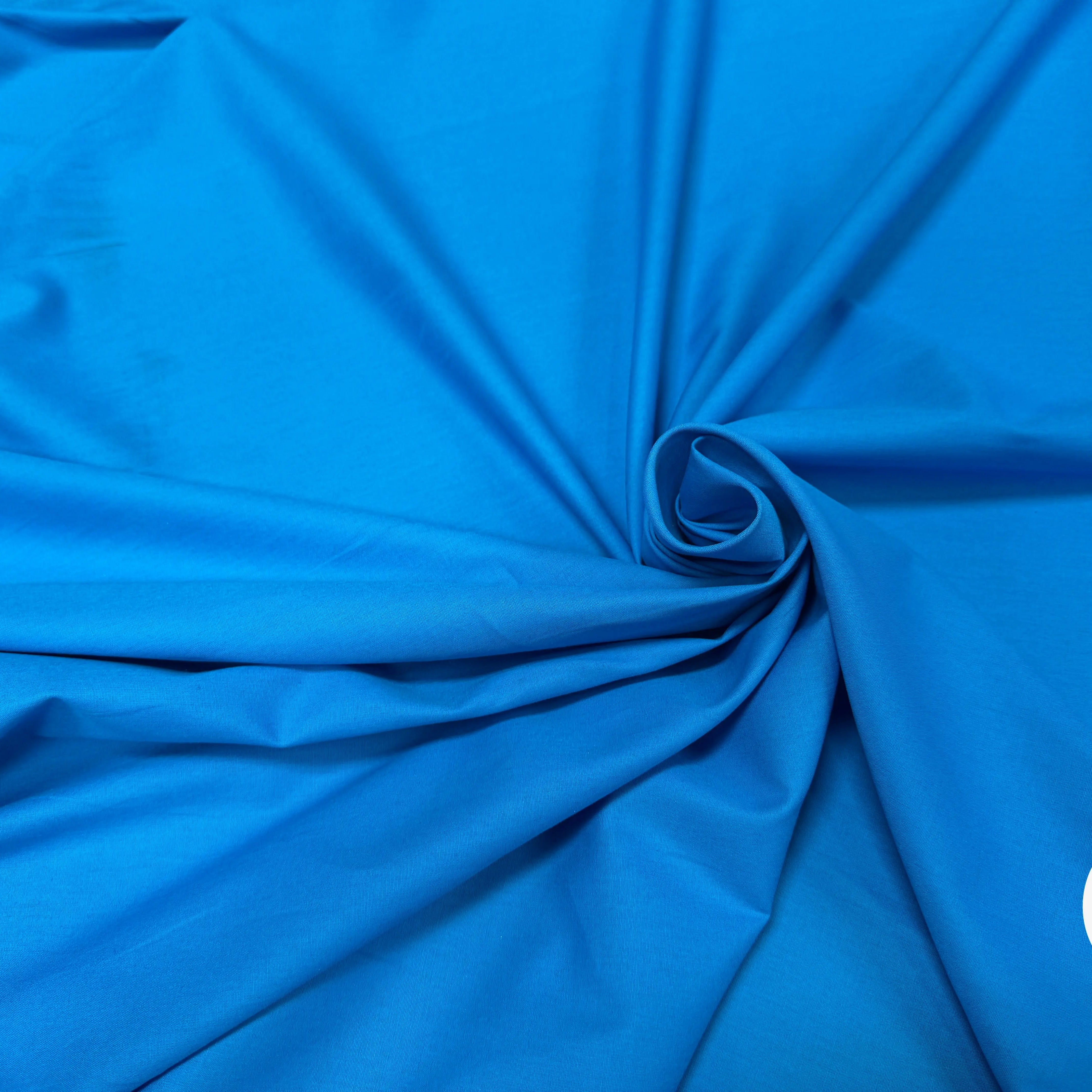 POPELINE UNI BLEU - My Little Coupon