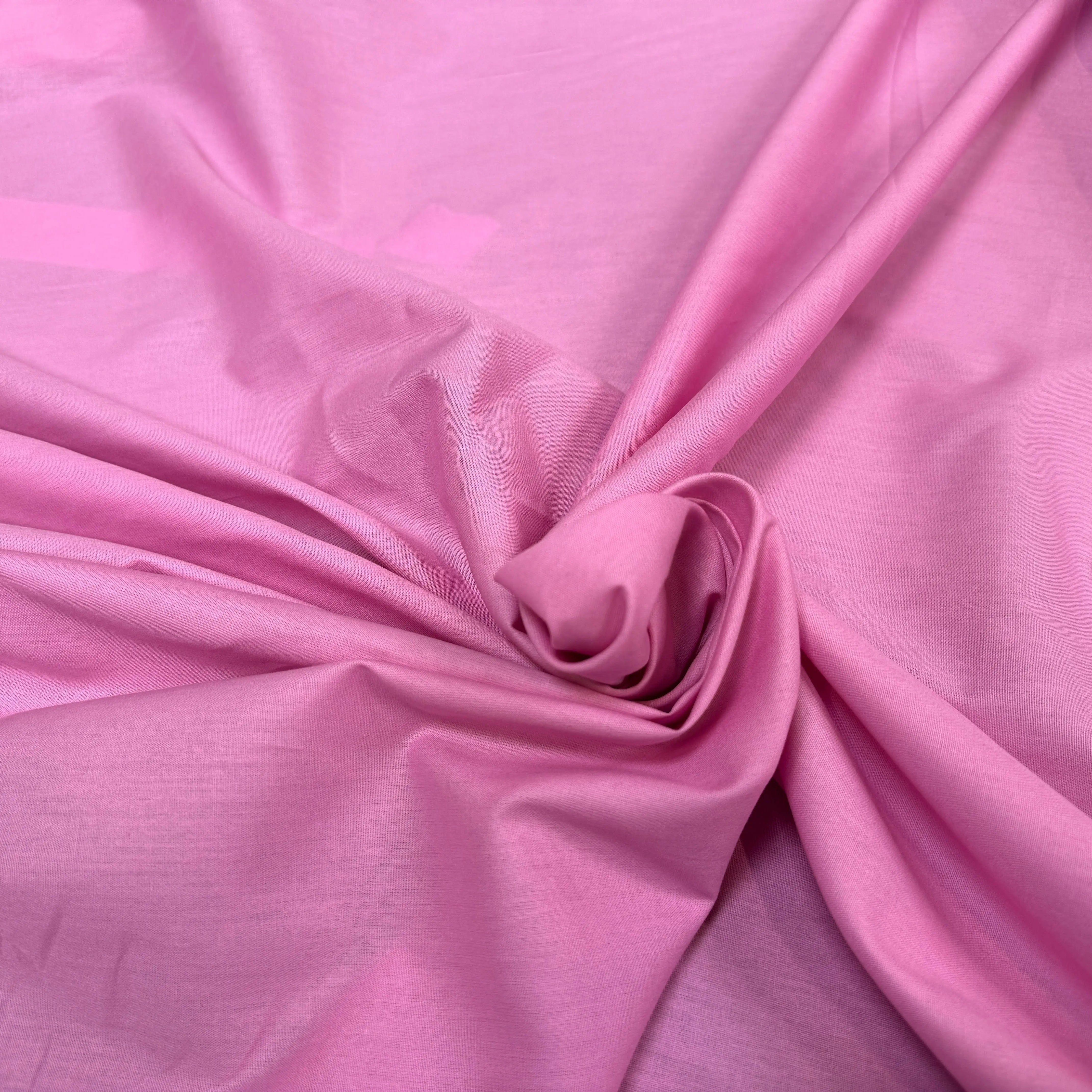 POPELINE UNI ROSE - My Little Coupon