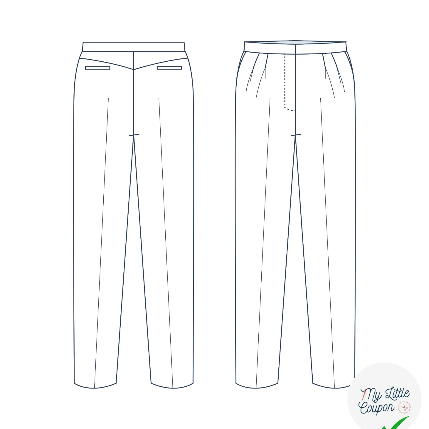 Pantalon d'Anna - Patron pdf - My Little Coupon