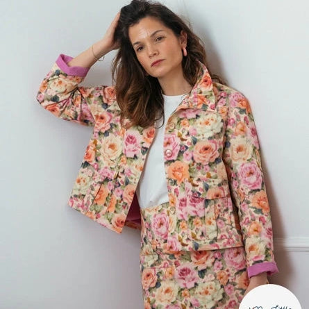 Détails de la veste Emily - Germain Patrons