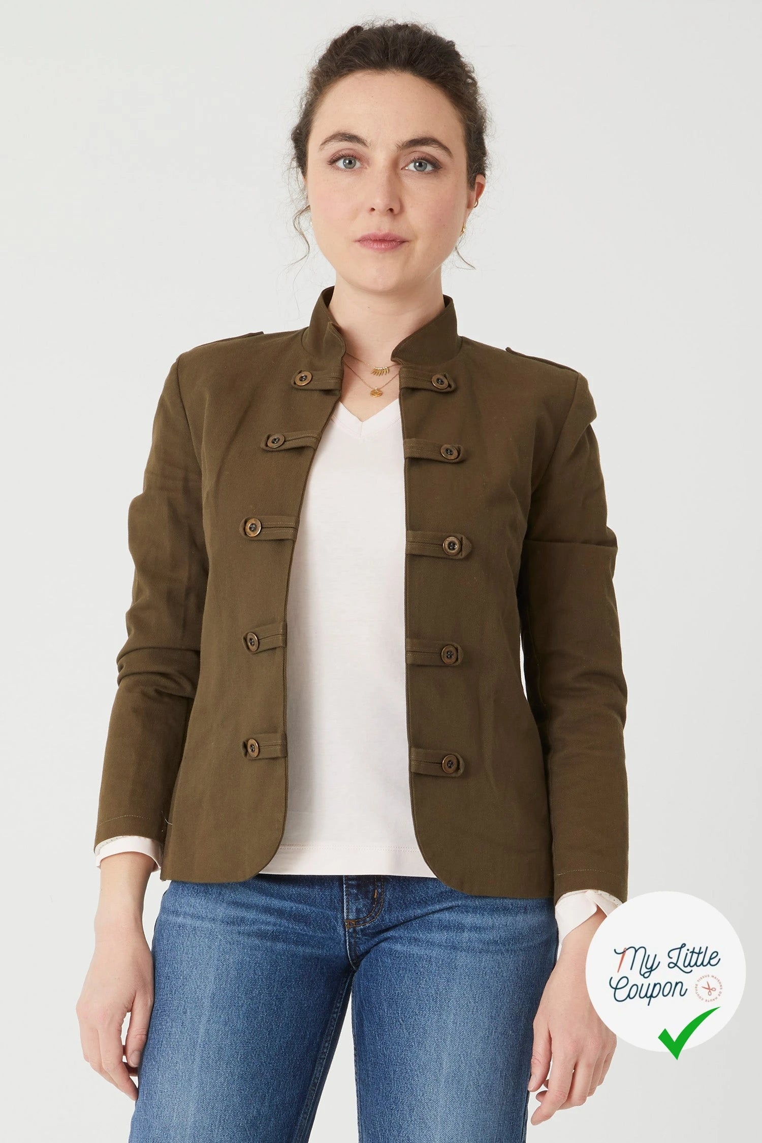 Patron Nadine - Veste - FR 34/56, US 2/24, UK 6/28 - Difficile - My Little Coupon