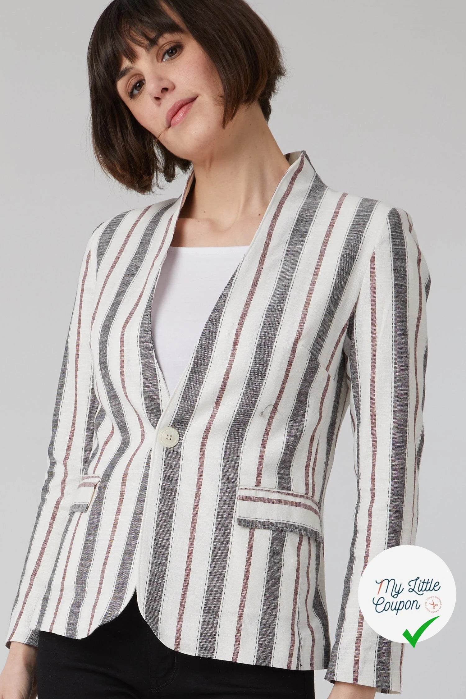 Patron Naïma - Veste - FR 34/56, US 2/24, UK 6/28 - Difficile - My Little Coupon