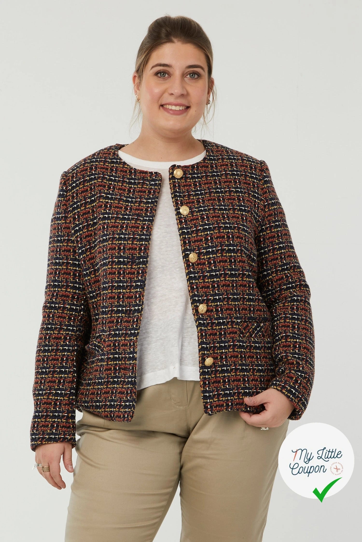 Patron Nancy - Veste - FR 34/48, US 2/16, UK 6/20 - Difficile - My Little Coupon