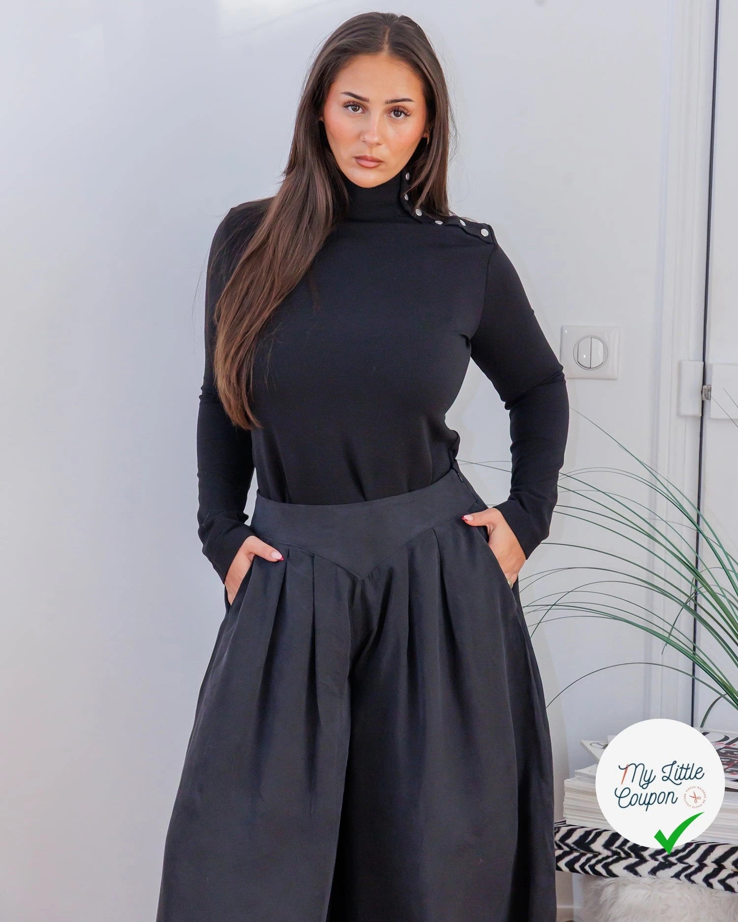 Patron Sanaz - Jupe culotte - FR 34/56, US 2/24, UK 6/28 - Moyen - My Little Coupon