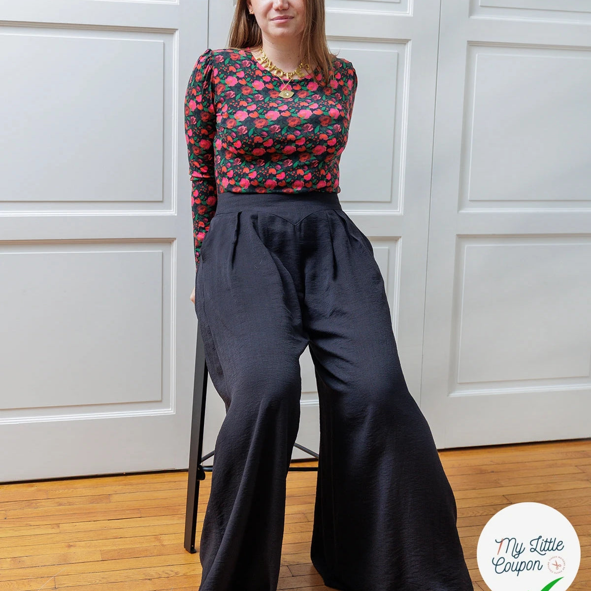 Patron Sanaz - Jupe culotte - FR 34/56, US 2/24, UK 6/28 - Moyen - My Little Coupon