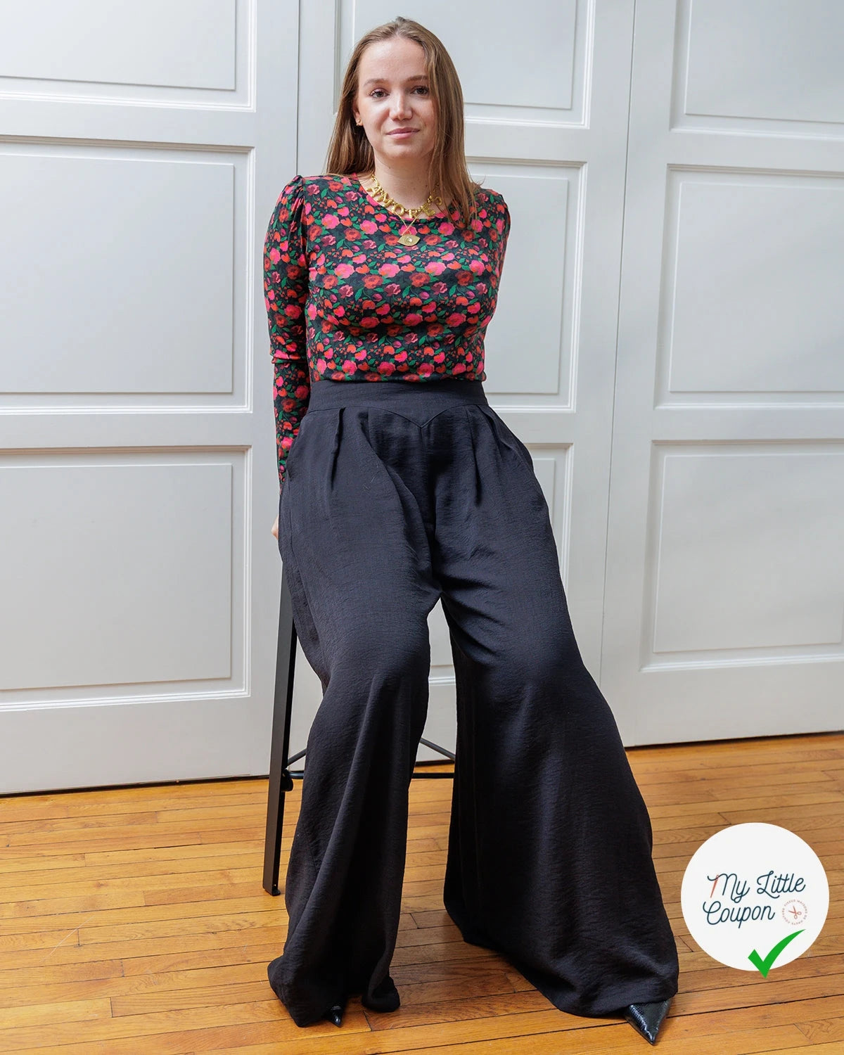 Patron Sanaz - Jupe culotte - FR 34/56, US 2/24, UK 6/28 - Moyen - My Little Coupon