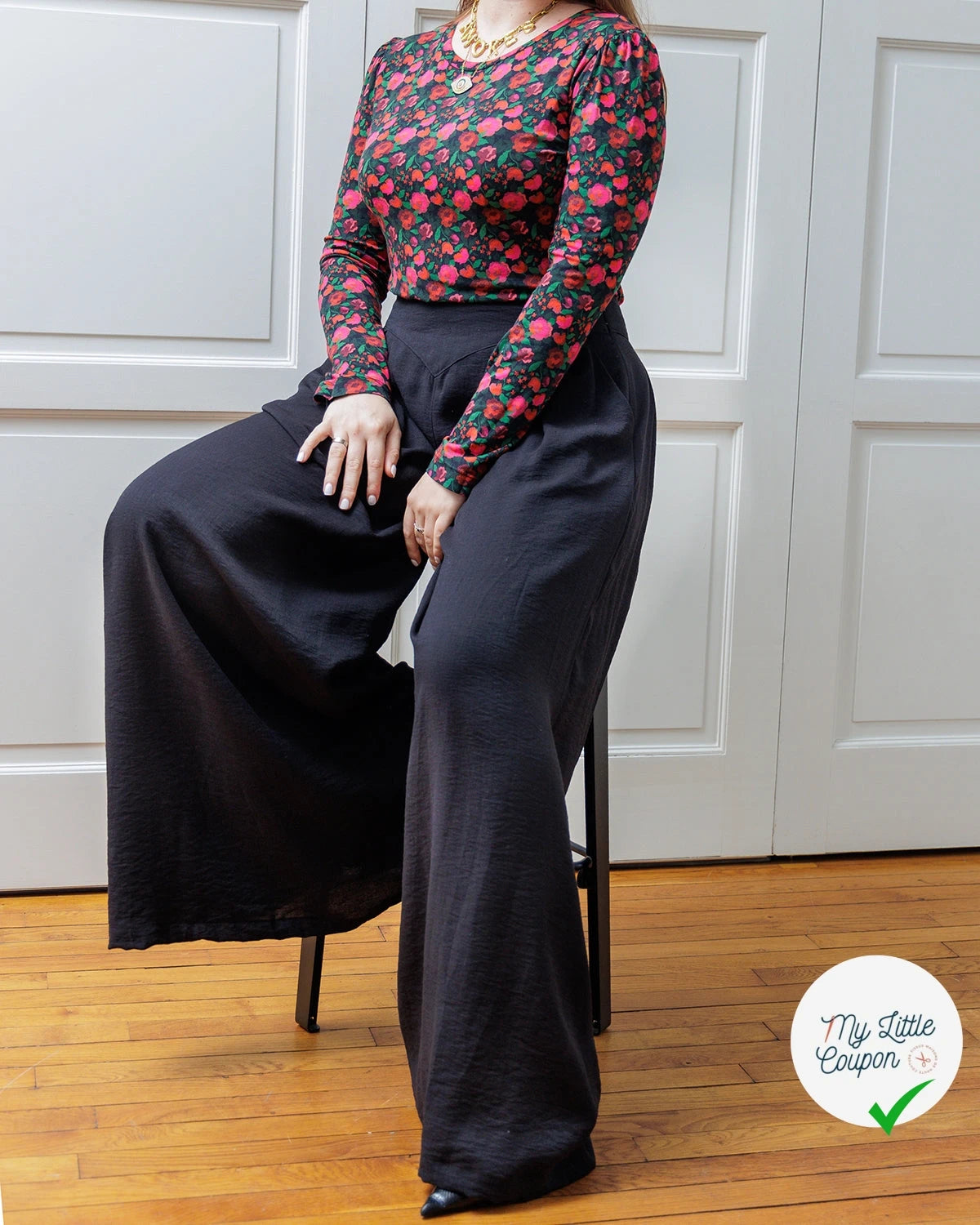 Patron Sanaz - Jupe culotte - FR 34/56, US 2/24, UK 6/28 - Moyen - My Little Coupon