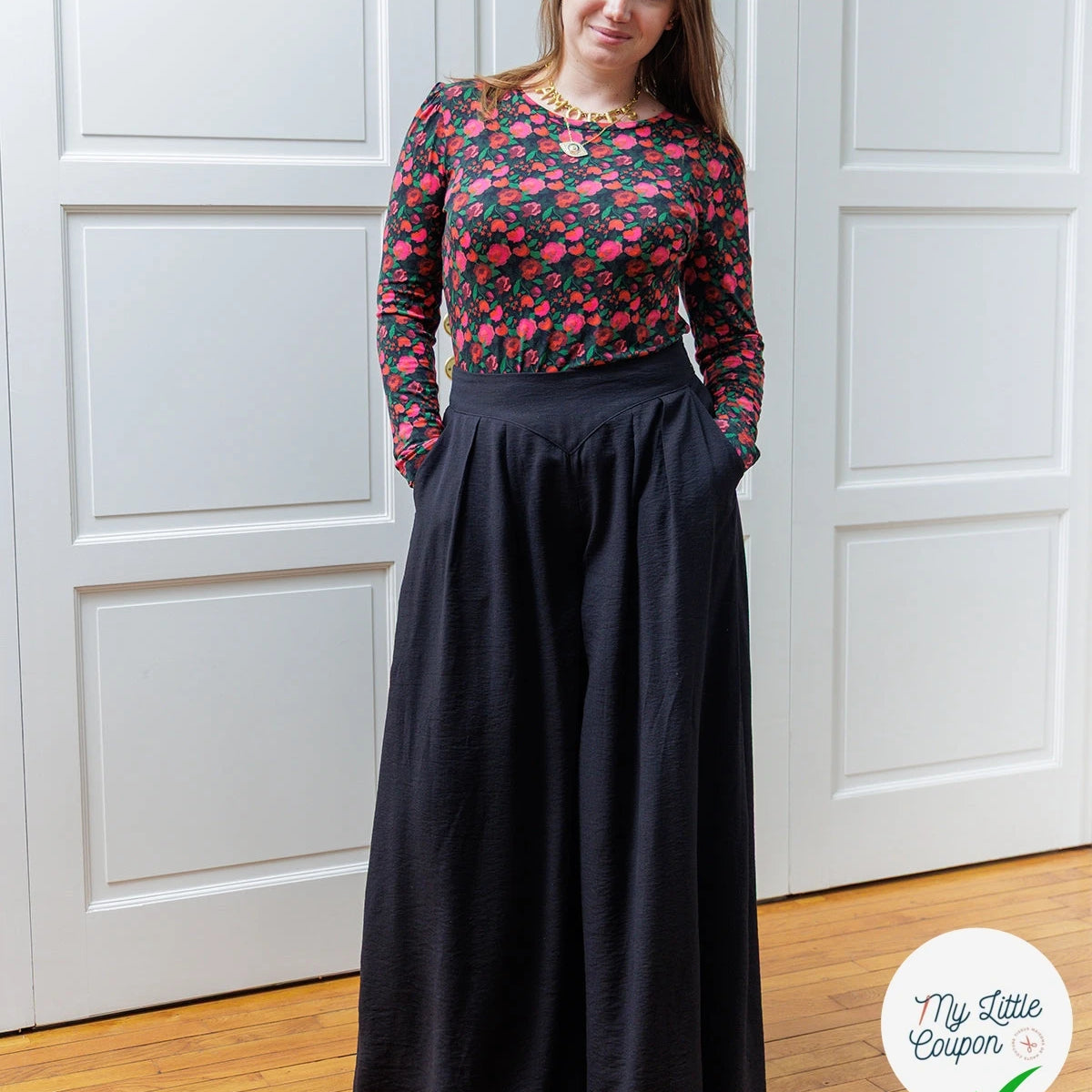 Patron Sanaz - Jupe culotte - FR 34/56, US 2/24, UK 6/28 - Moyen - My Little Coupon