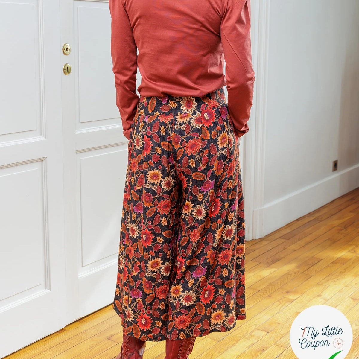 Patron Sanaz - Jupe culotte - FR 34/56, US 2/24, UK 6/28 - Moyen - My Little Coupon