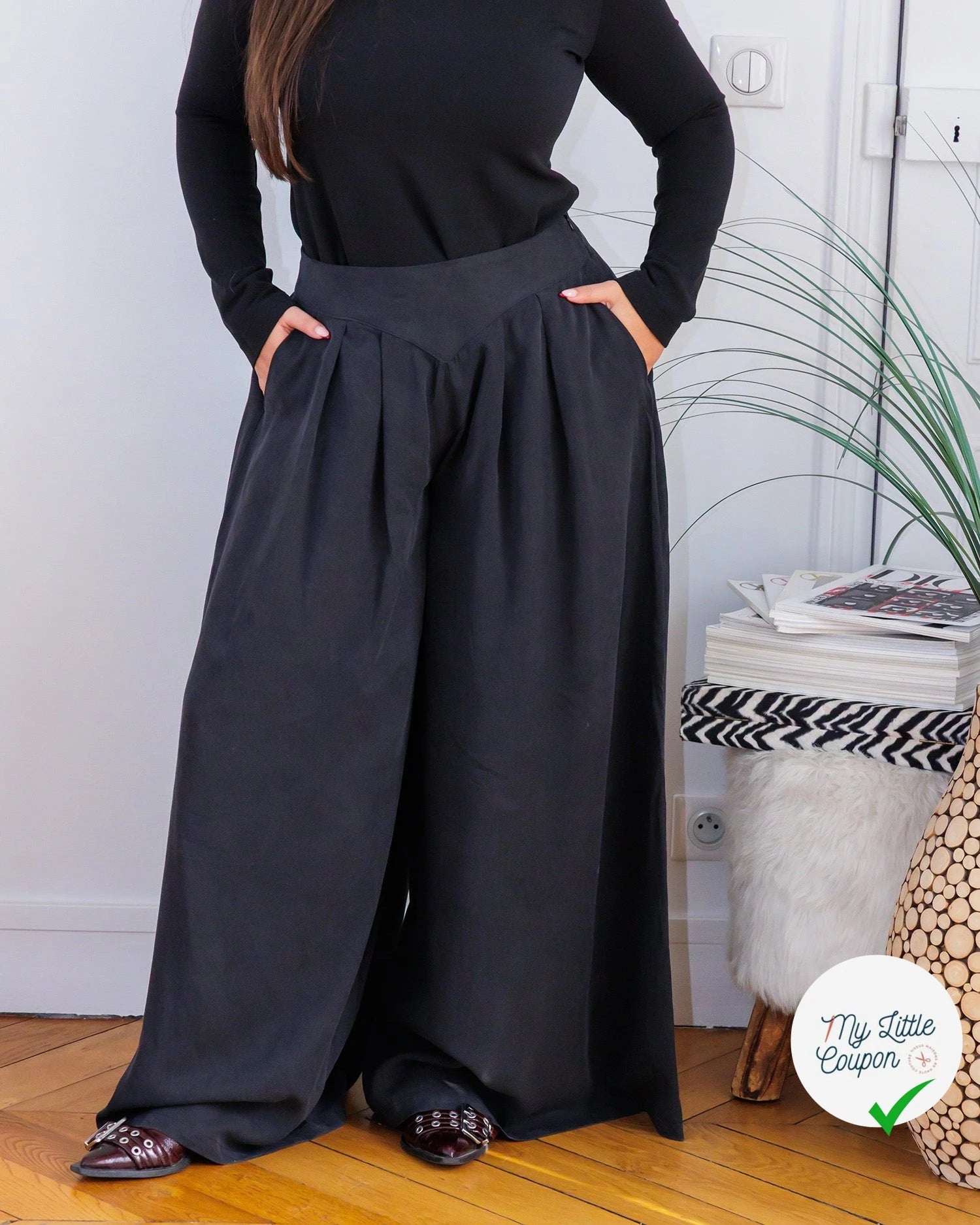 Patron Sanaz - Jupe culotte - FR 34/56, US 2/24, UK 6/28 - Moyen - My Little Coupon