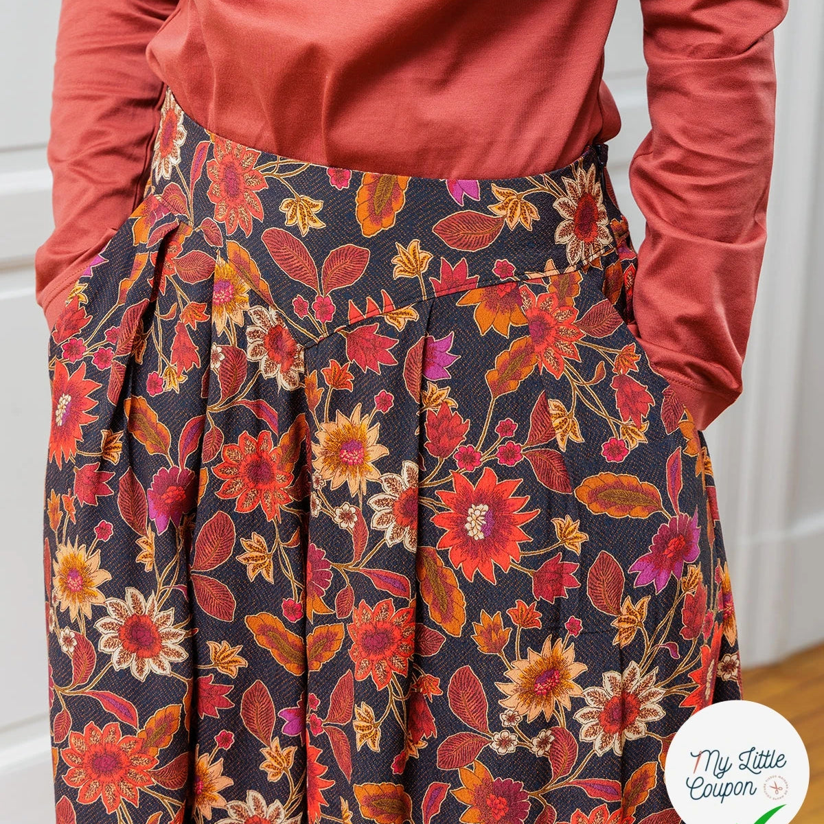 Patron Sanaz - Jupe culotte - FR 34/56, US 2/24, UK 6/28 - Moyen - My Little Coupon