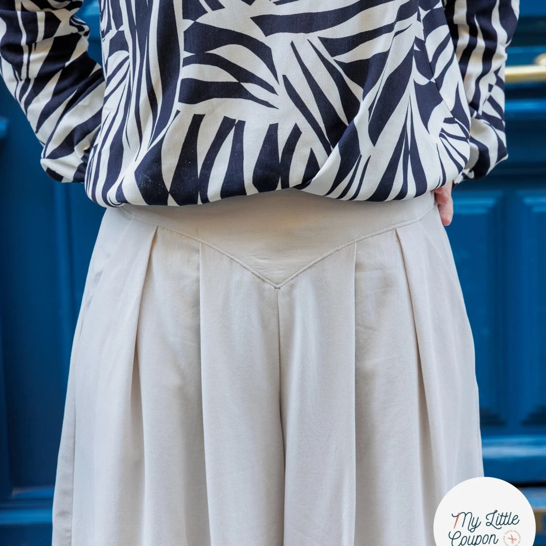 Patron Sanaz - Jupe culotte - FR 34/56, US 2/24, UK 6/28 - Moyen - My Little Coupon