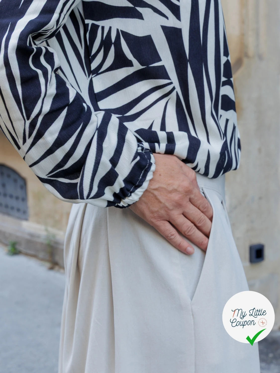 Patron Sanaz - Jupe culotte - FR 34/56, US 2/24, UK 6/28 - Moyen - My Little Coupon