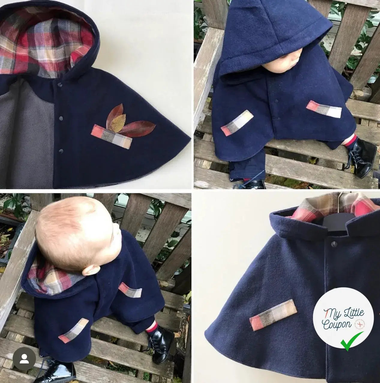 Patron cape Perrine - L'Enfant Roi - My Little Coupon