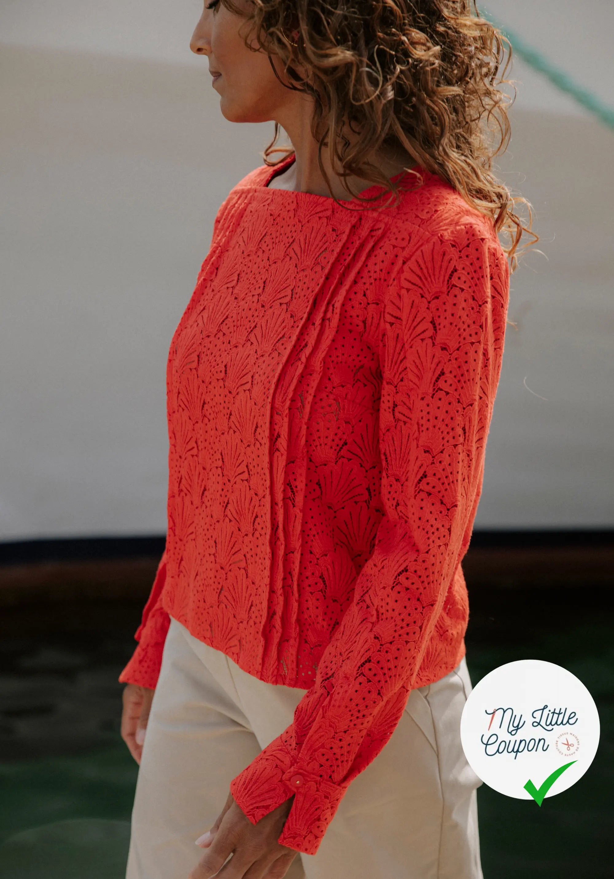 Patron couture La blouse DEFERLANTE / Patron pochette - My Little Coupon