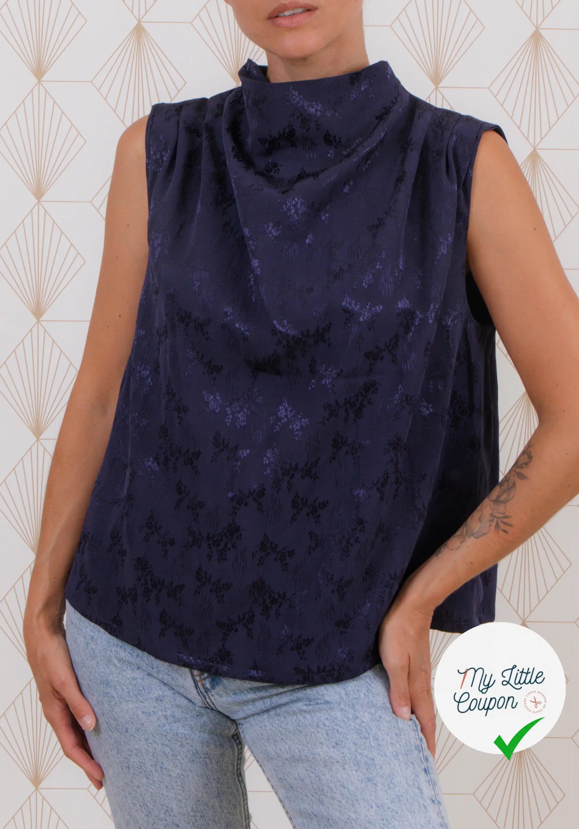 Patron couture La blouse TEMPETE / Patron pochette - My Little Coupon