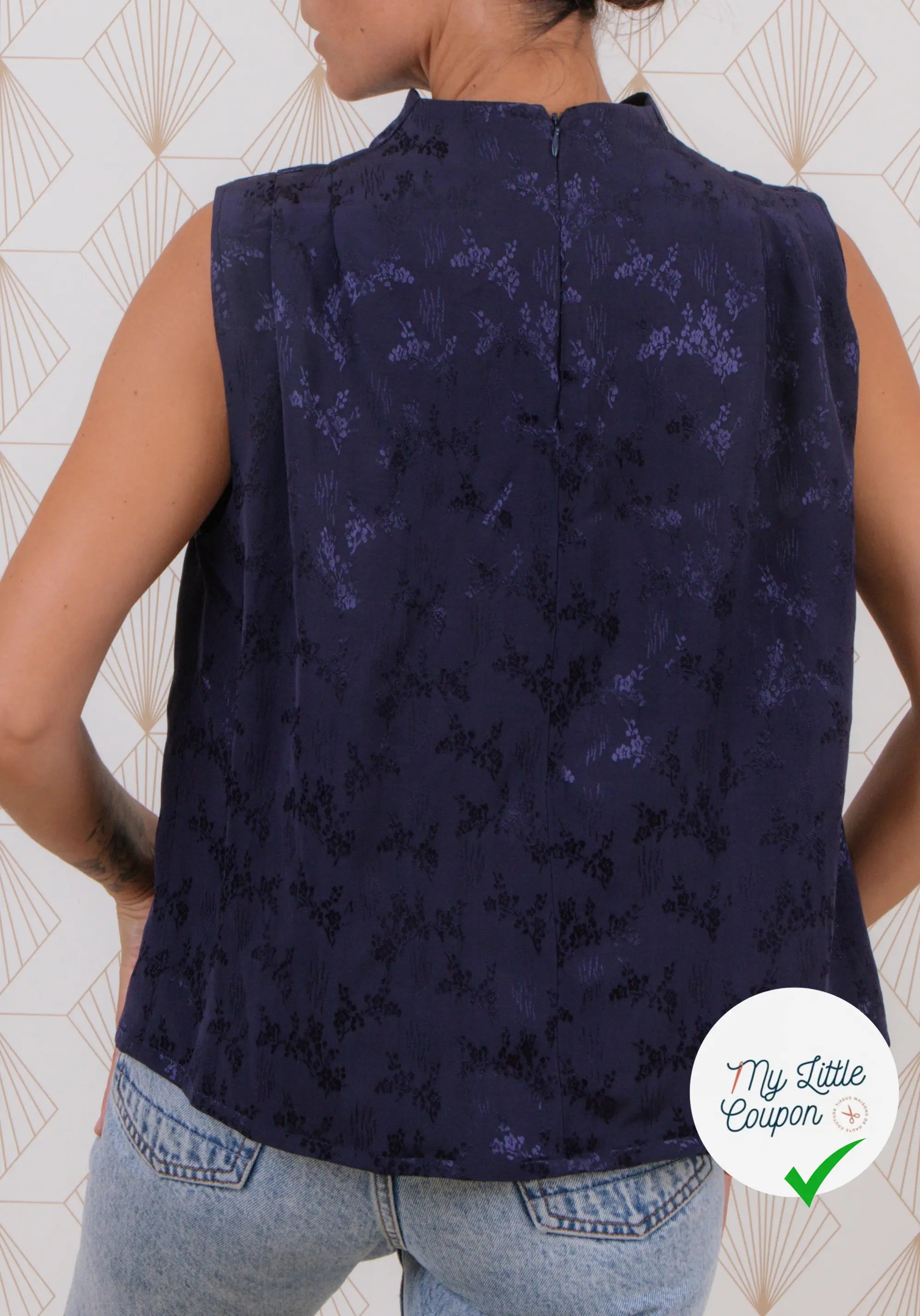 Patron couture La blouse TEMPETE / Patron pochette - My Little Coupon