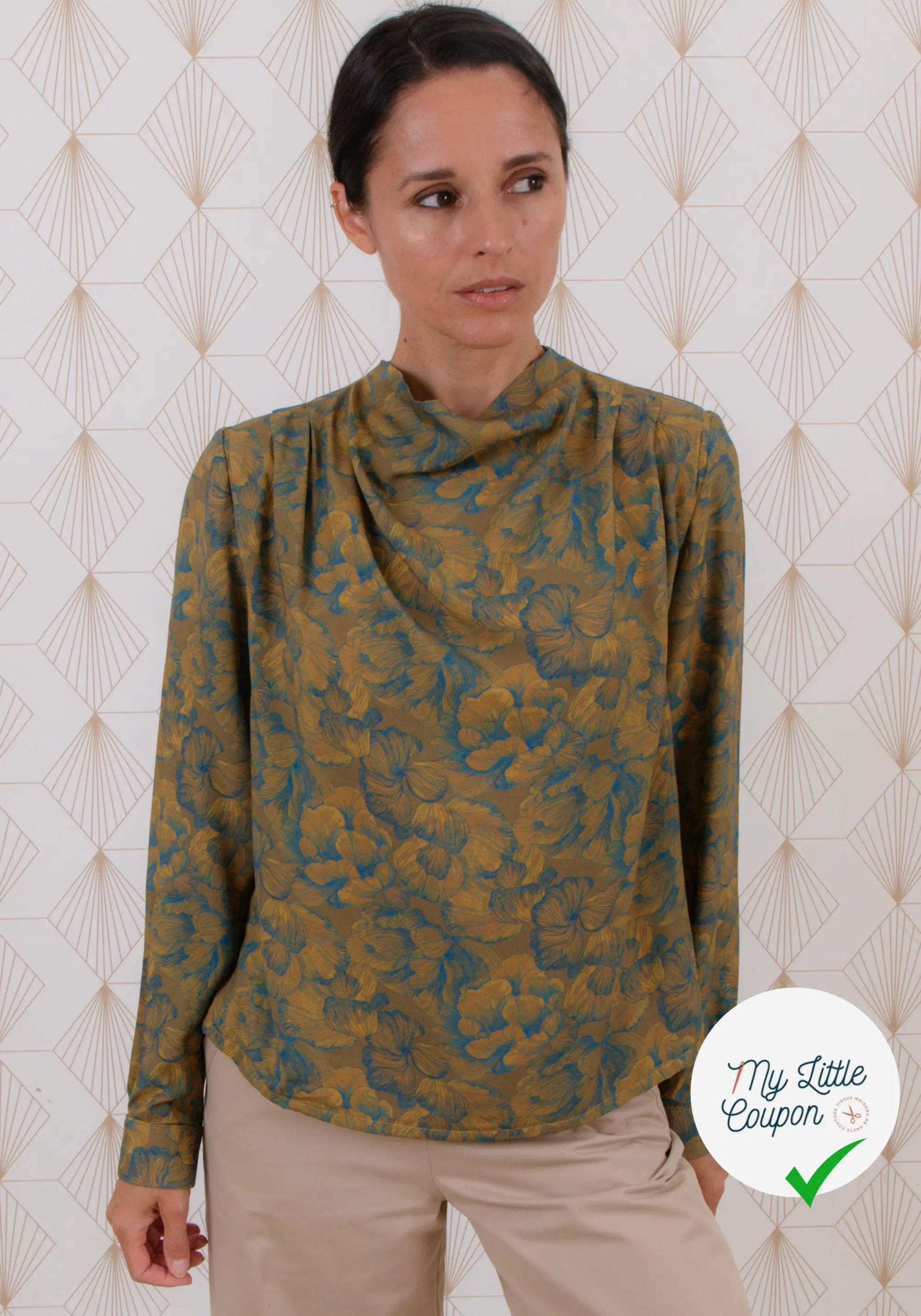 Patron couture La blouse TEMPETE / Patron pochette - My Little Coupon