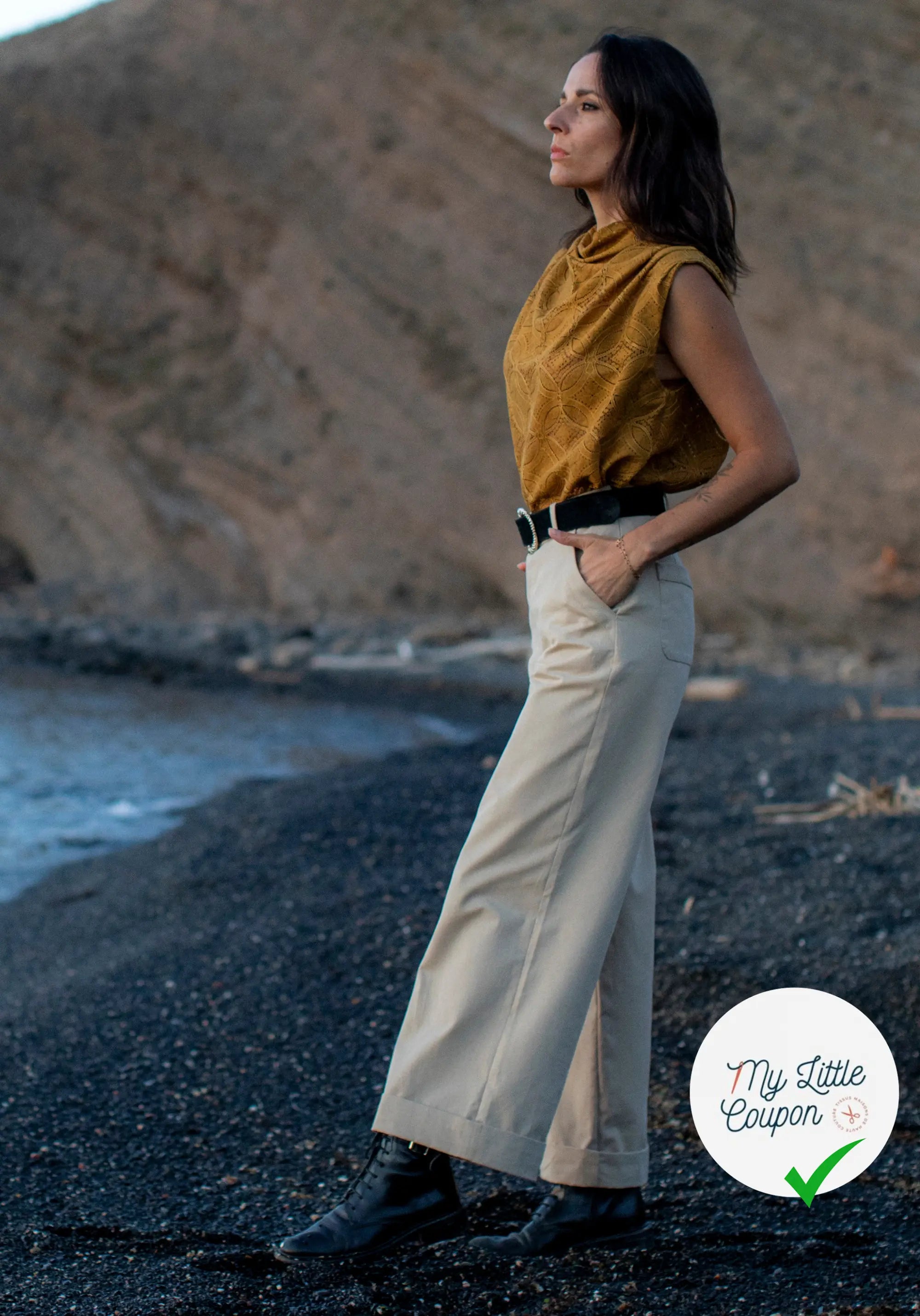Patron couture Le pantalon RECIF/ Patron pochette - My Little Coupon