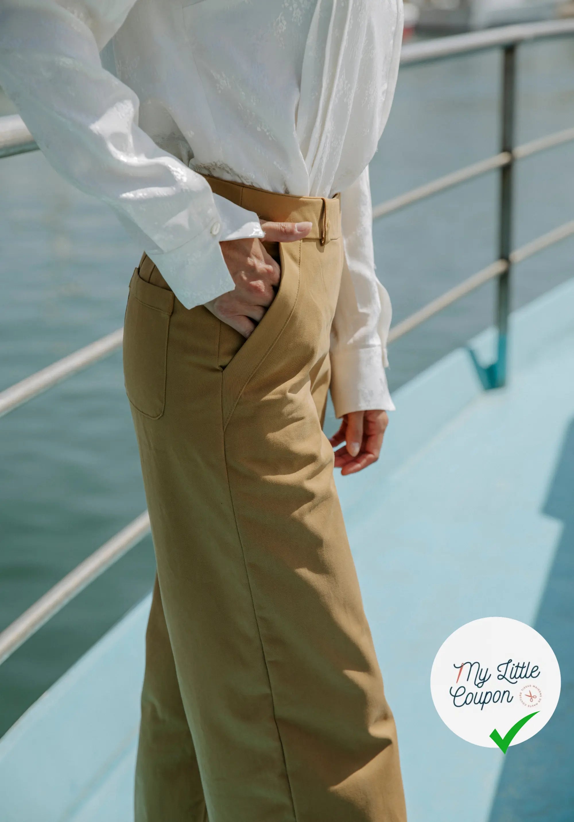 Patron couture Le pantalon RECIF/ Patron pochette - My Little Coupon
