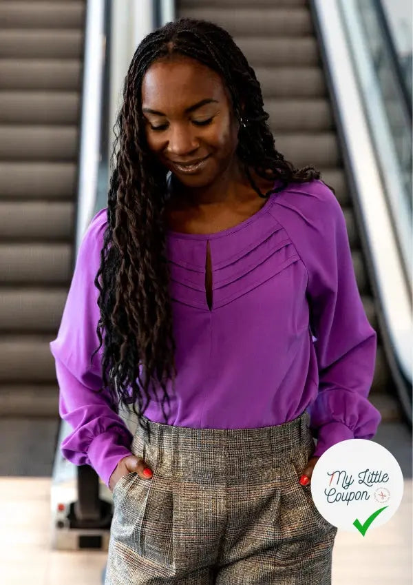 Patron couture blouse Chelsea / Patron pochette - My Little Coupon