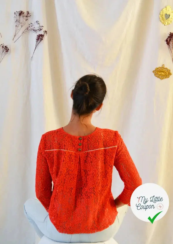 Patron couture blouse Violette / Patron pochette - My Little Coupon