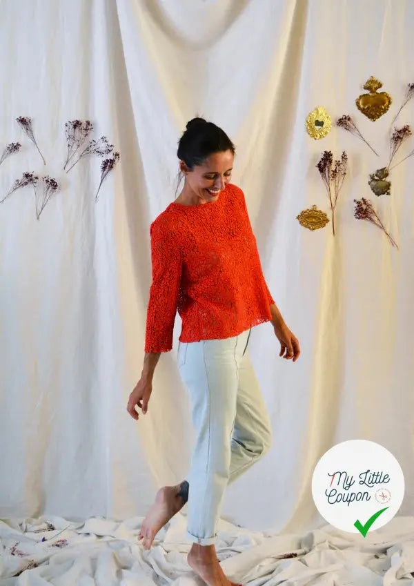 Patron couture blouse Violette / Patron pochette - My Little Coupon