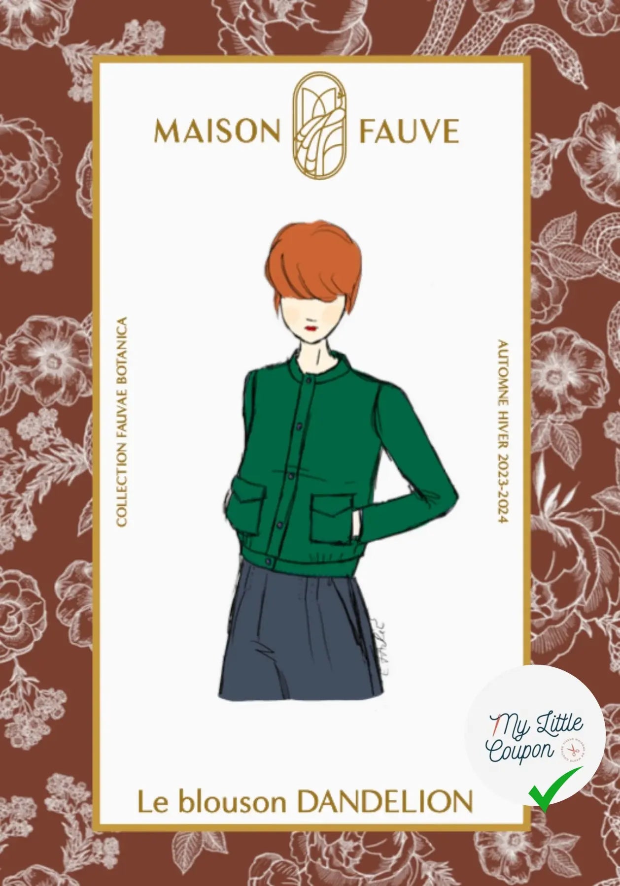 Patron couture blouson Dandelion / Patron pochette - My Little Coupon