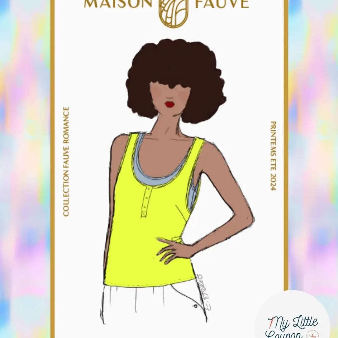Patron couture duo débardeur Spritz - Patron pochette - My Little Coupon