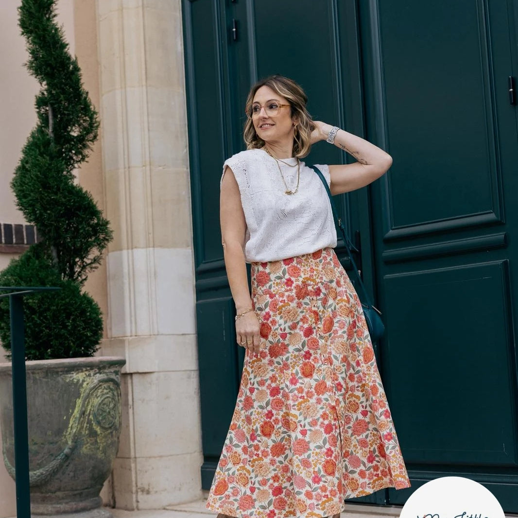 Patron de couture Jupe Mindy 34/48 – Germain Patrons - My Little Coupon
