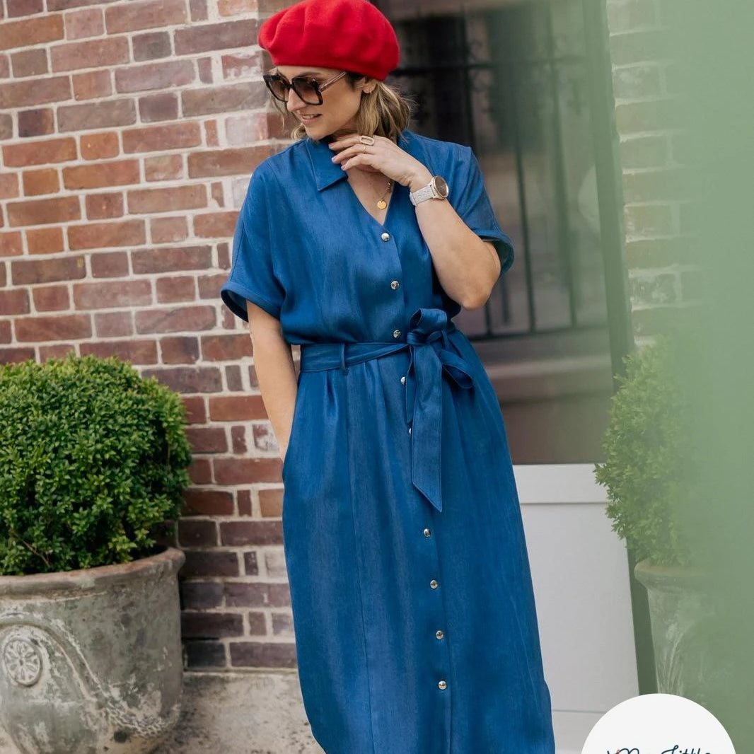Patron de couture Robe Madeline 34/48 – Germain Patrons - My Little Coupon