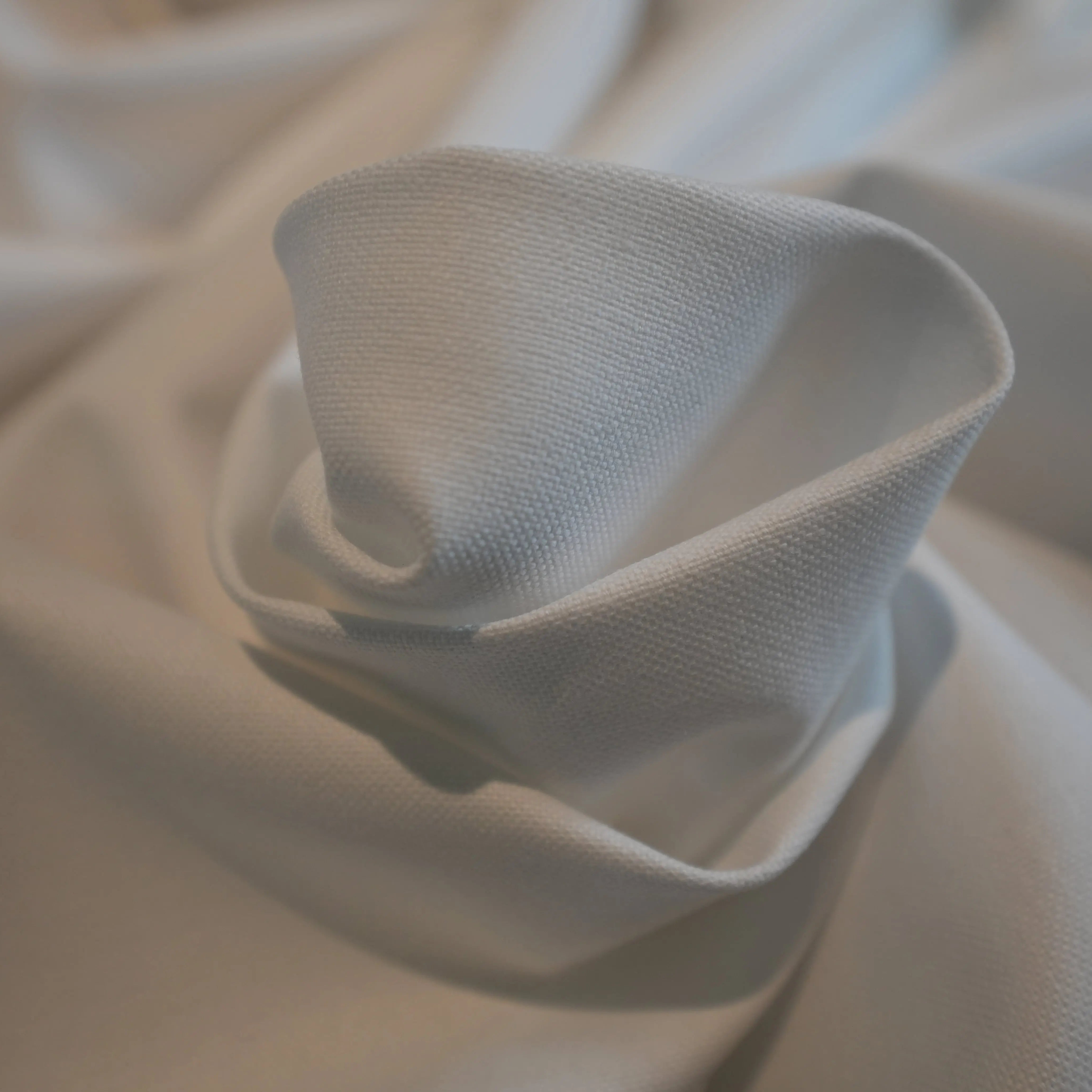 RECYCLED COTTON HEAVY POPLIN, White - My Little Coupon