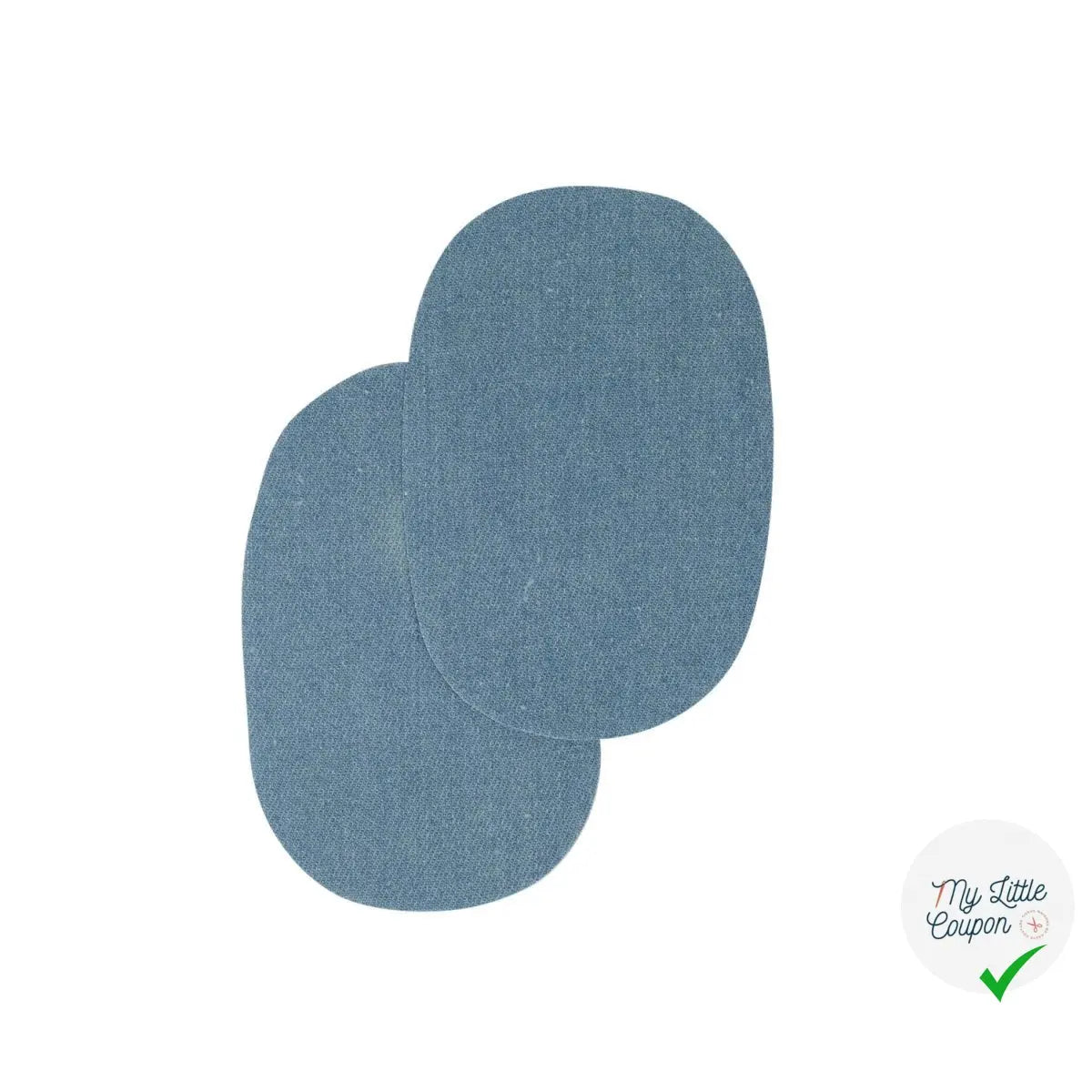 RENFORTS THERMOCOLLANT 10 x 15 CM BLEU CLAIR - My Little Coupon