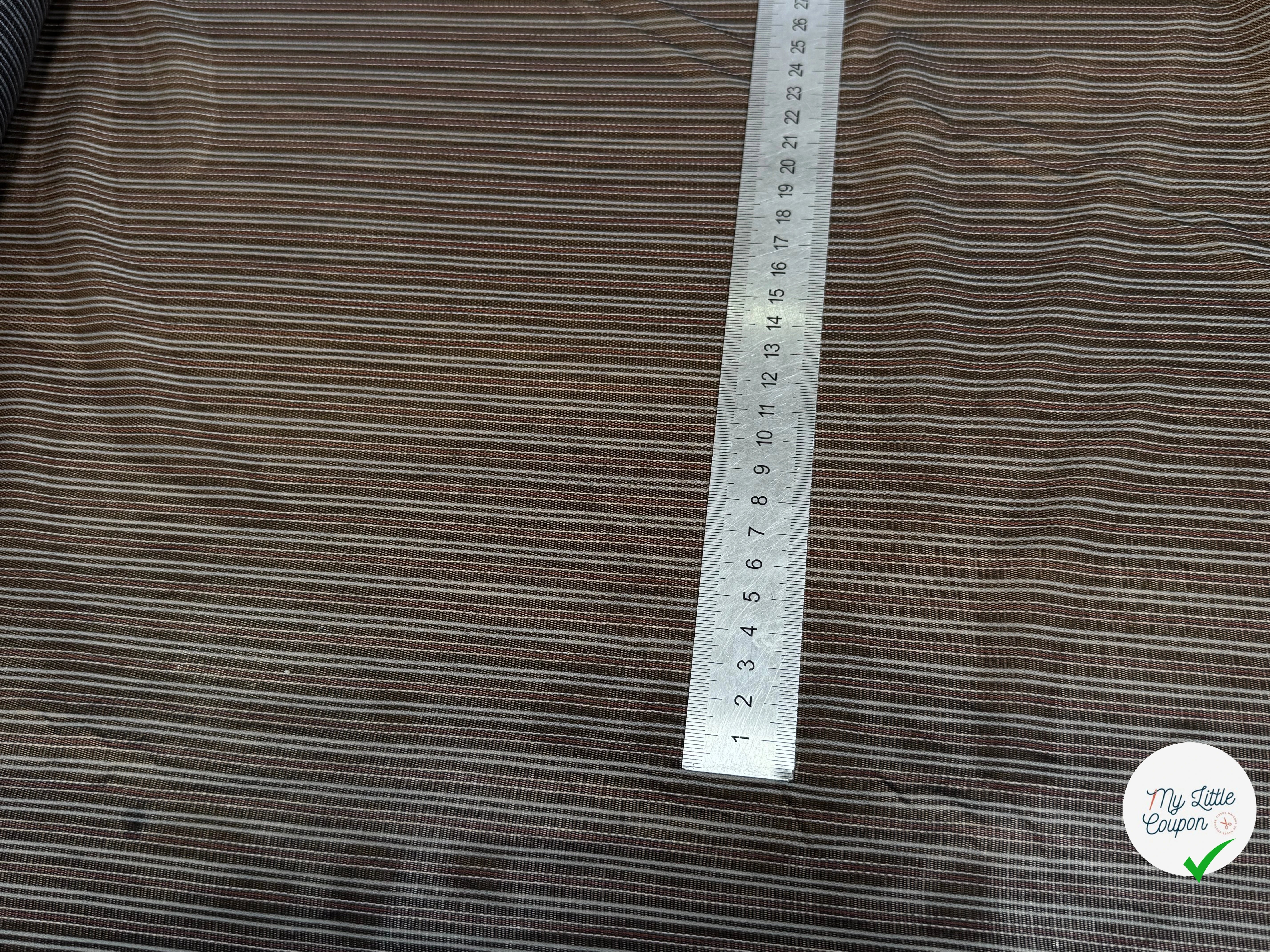 RESILLE À RAYURES MULTICO TOUCHER DOUX STRETCH - My Little Coupon