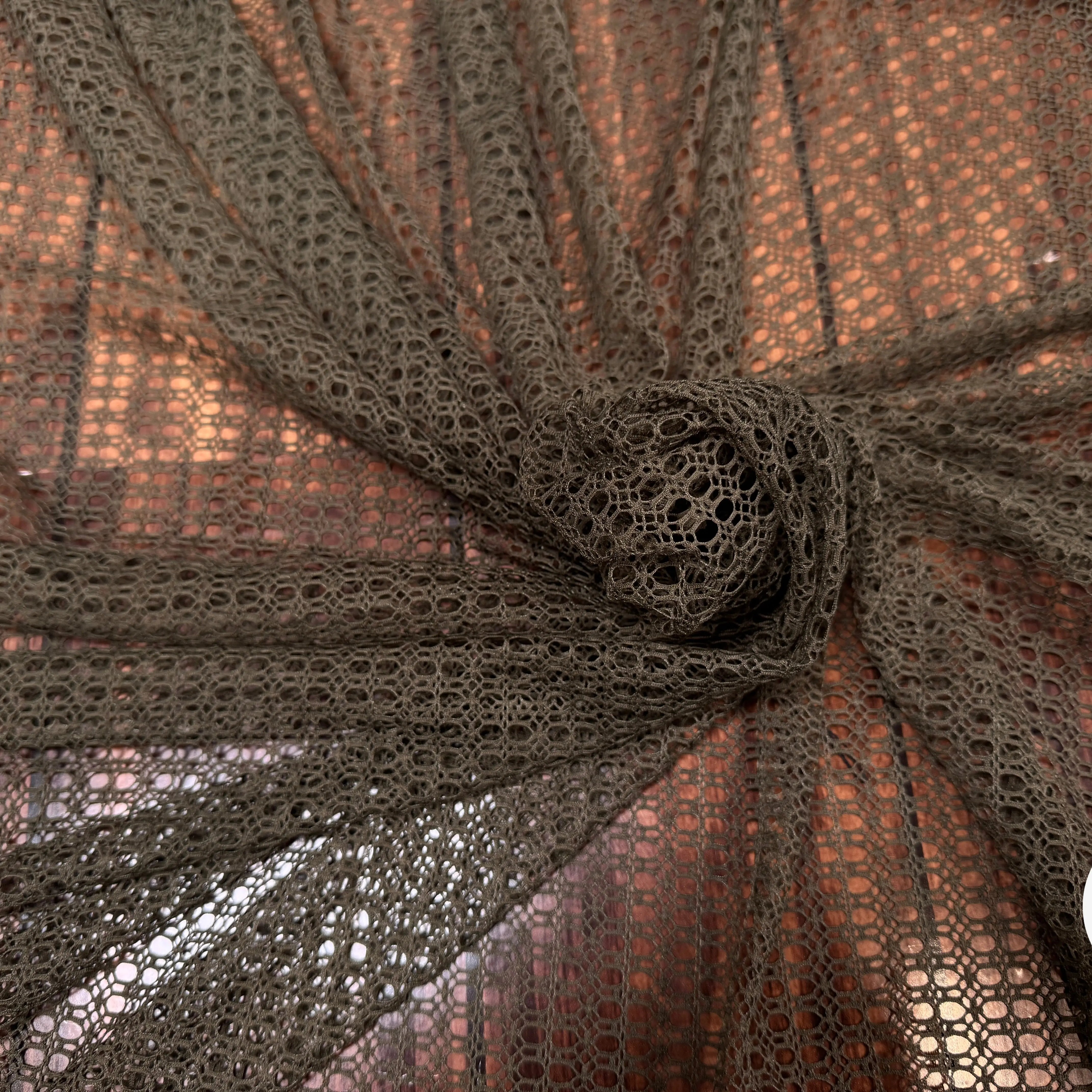 RESILLE MESHE STRETCH KAKI - My Little Coupon