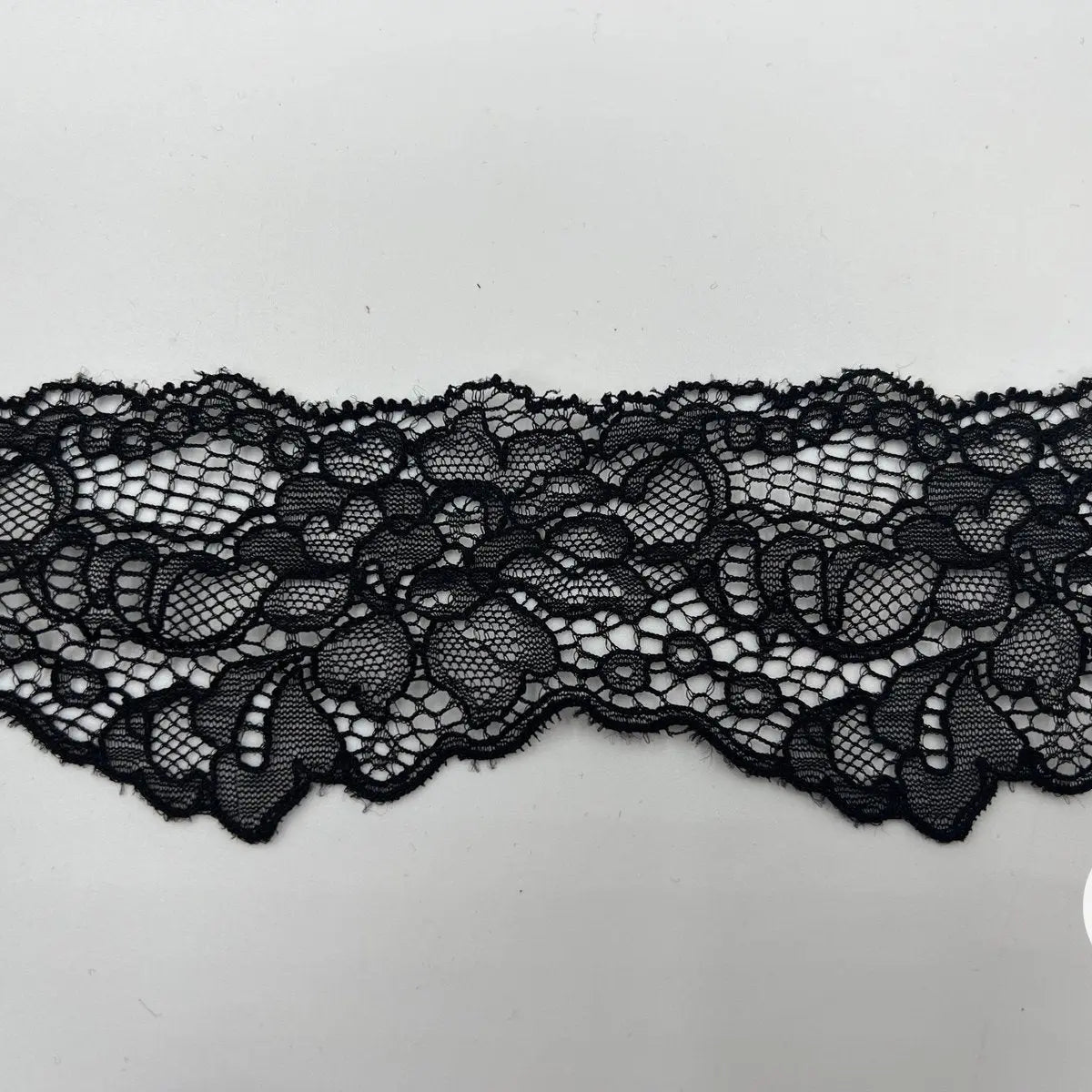 RUBAN DENTELLE POLYESTER NOIR - My Little Coupon - tissu - coudre